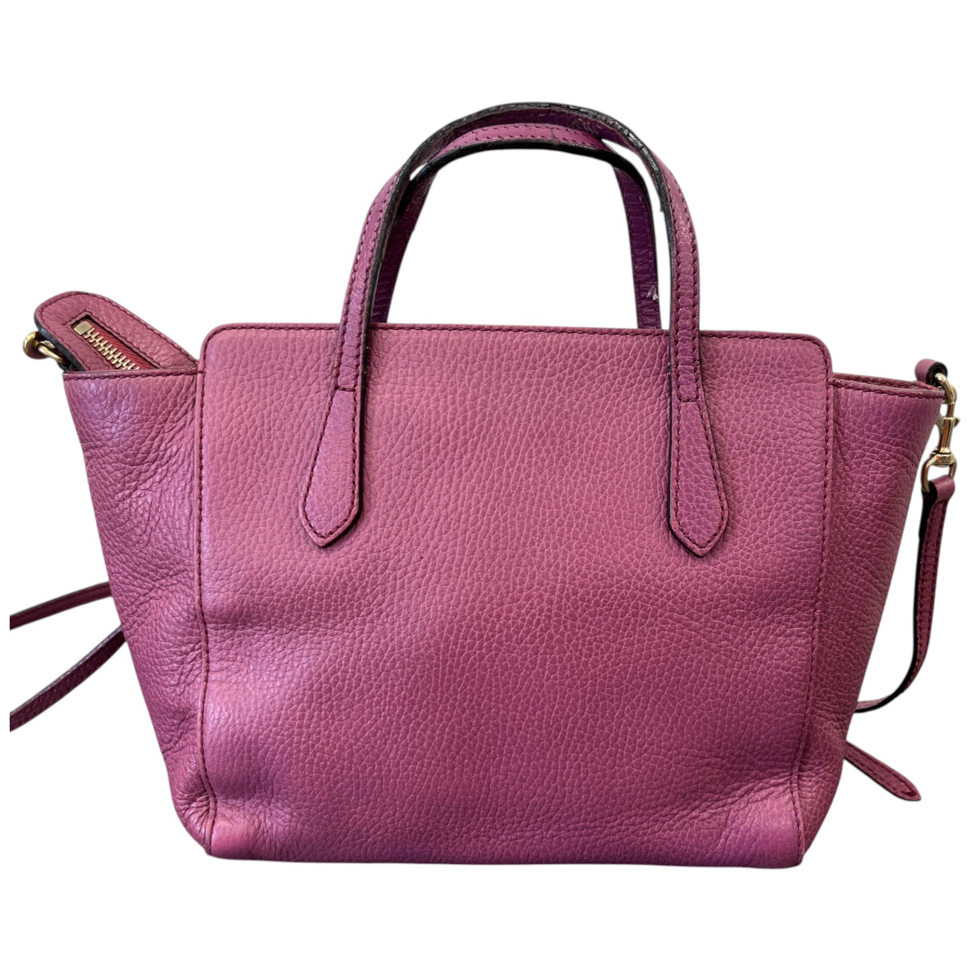 Women's Small Swing Tote Bag Purple