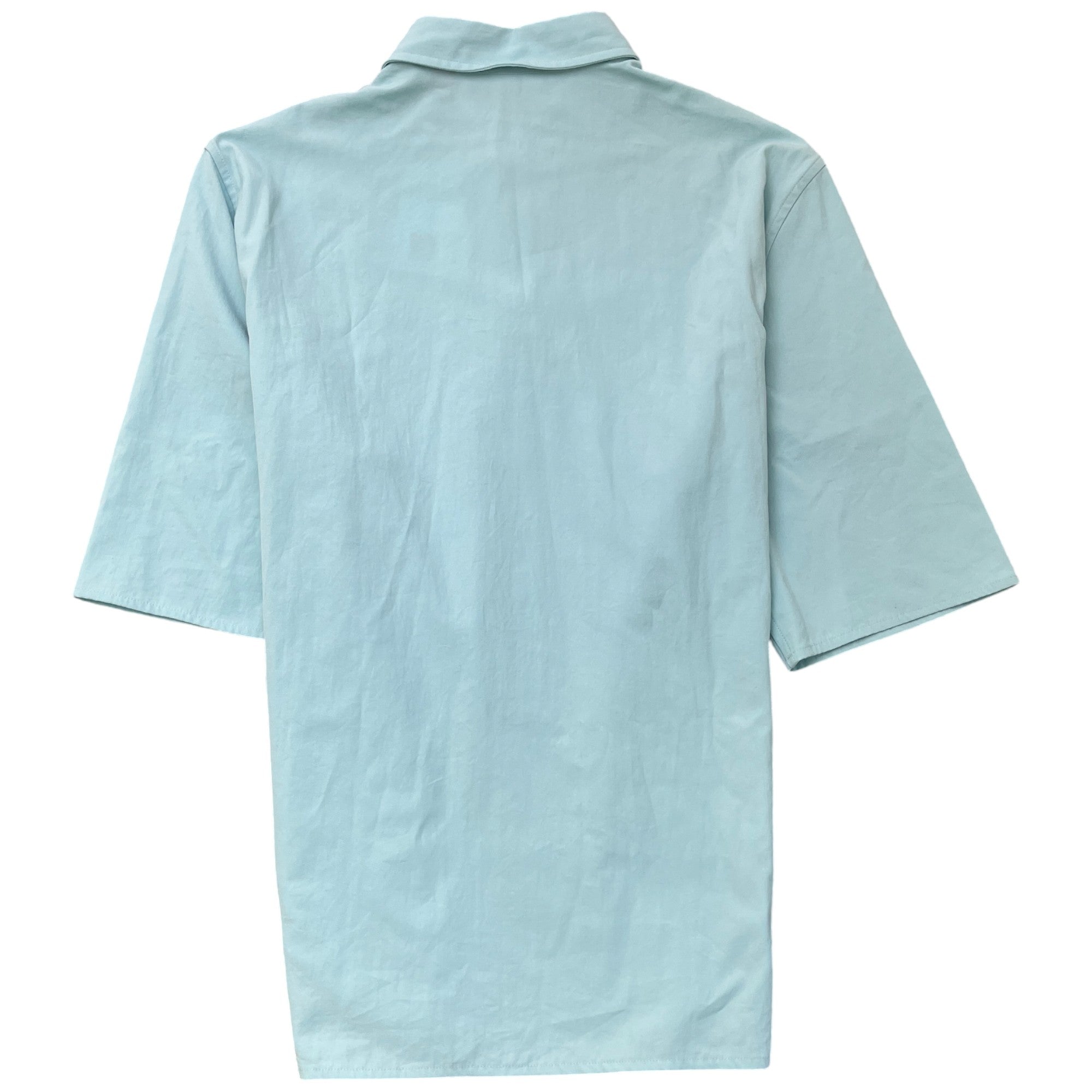 Men's Lv Splash Short Sleeve Shirt Blue Size L