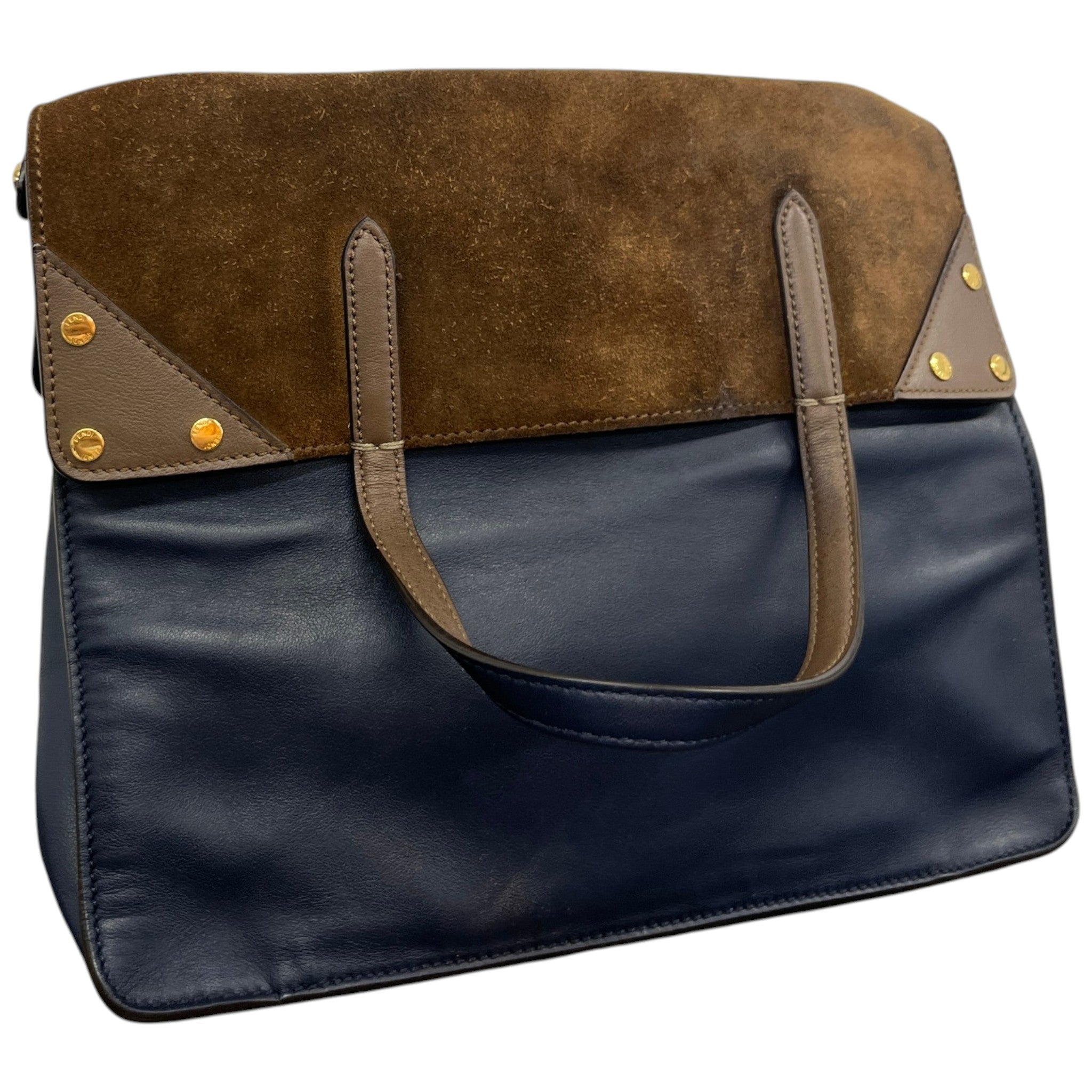 Women's Flip Ff Logo Strap Handbag Brown
