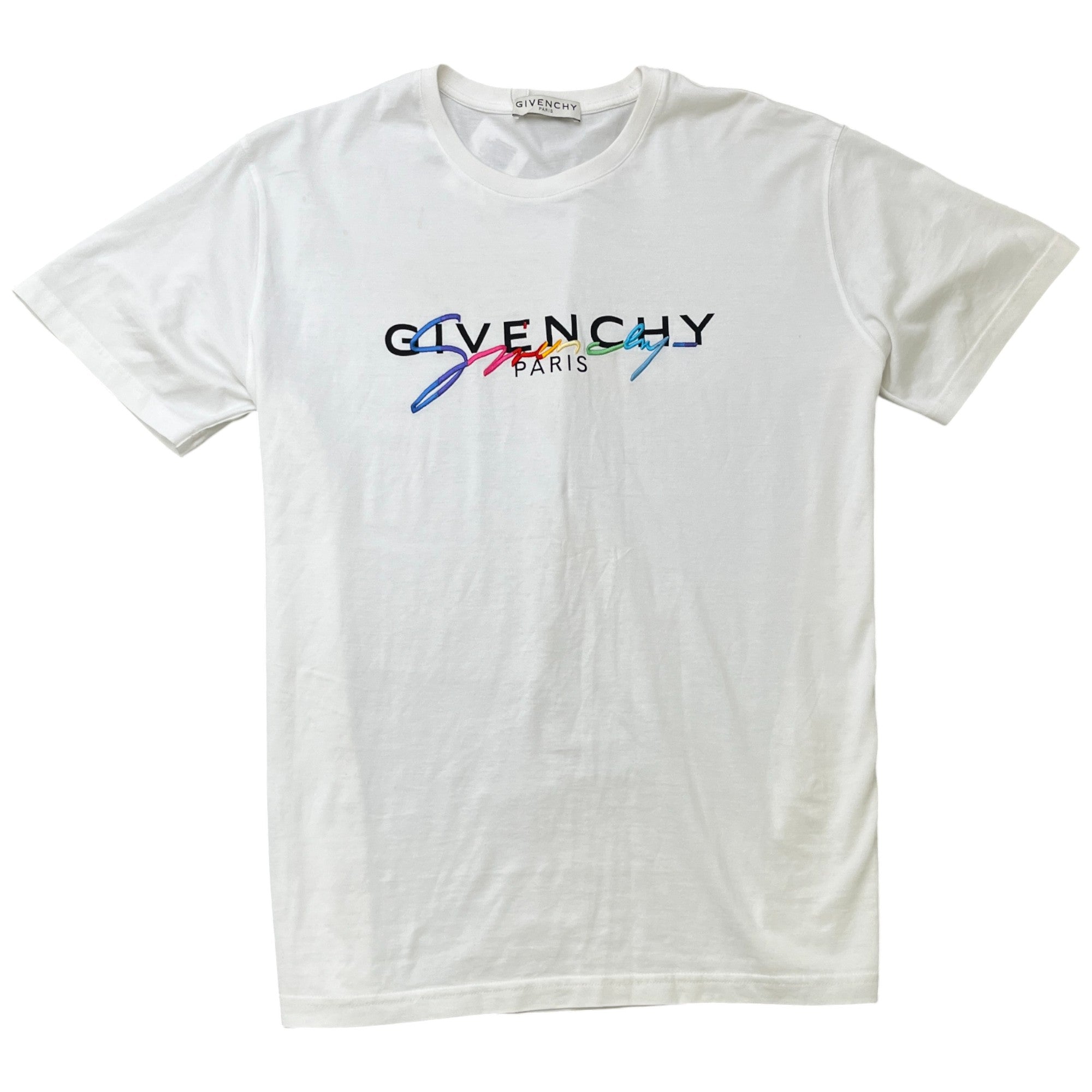 Men's Signature Logo T-Shirt White Size L