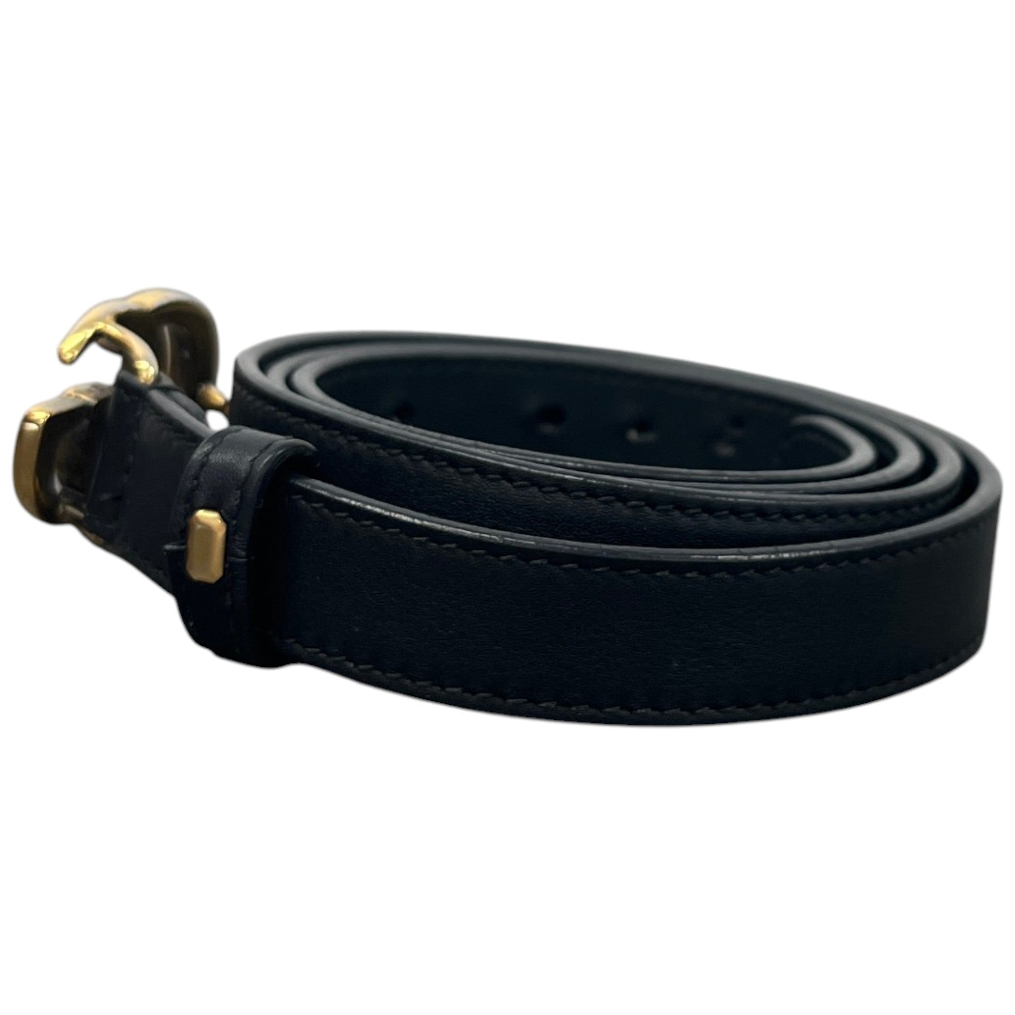Women's Gg Marmont Belt Black Size Waist 34"