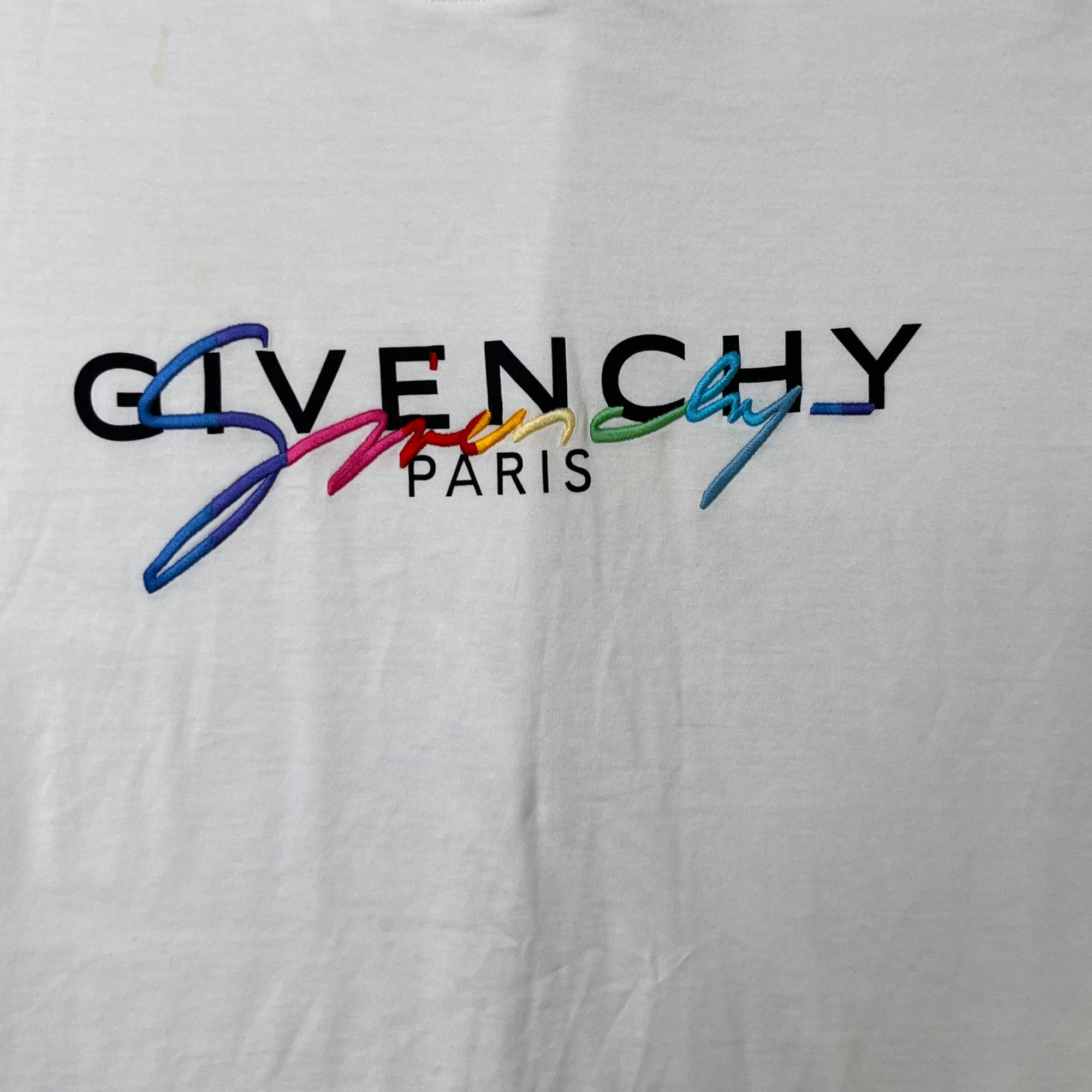 Men's Signature Logo T-Shirt White Size L