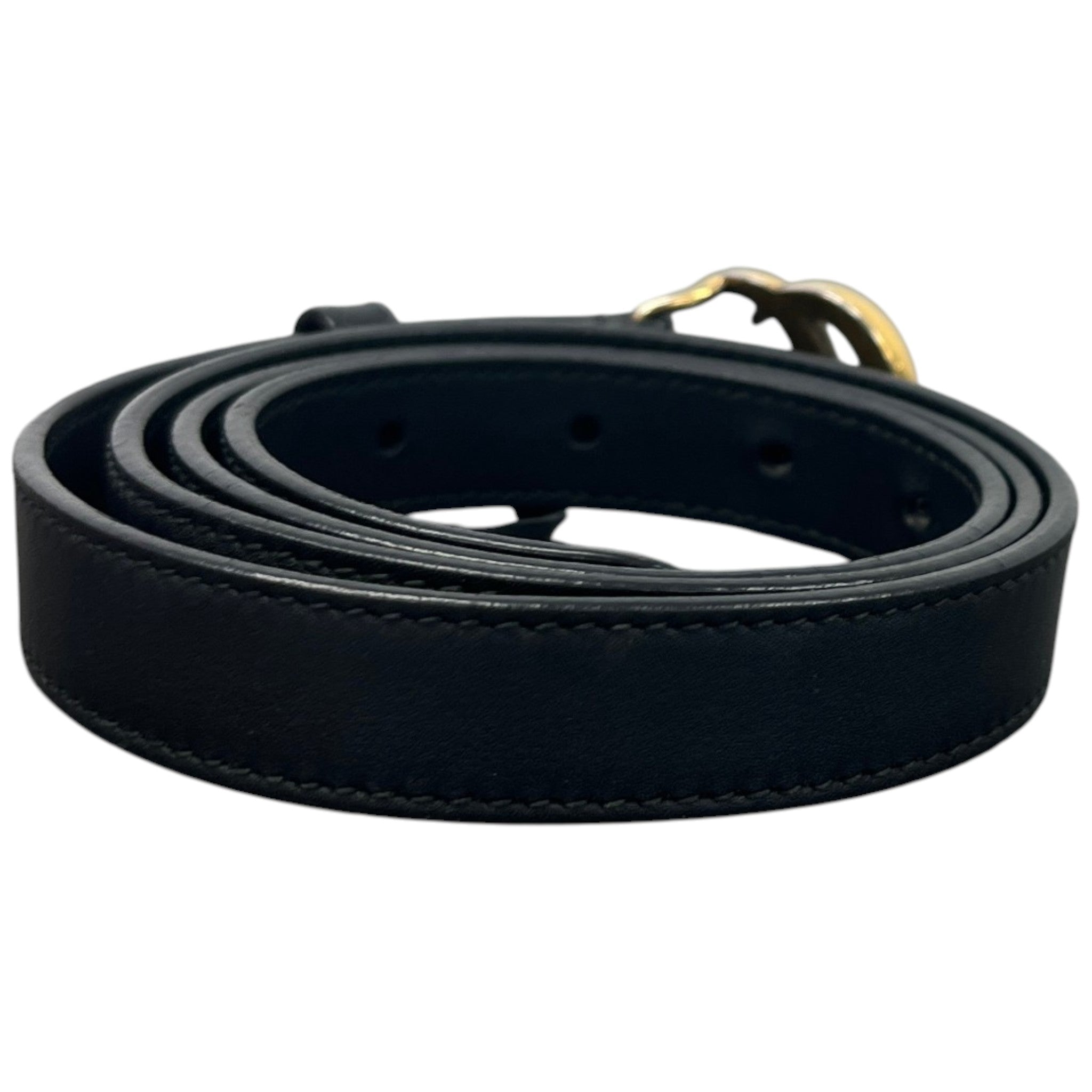 Women's Gg Marmont Belt Black Size Waist 34"