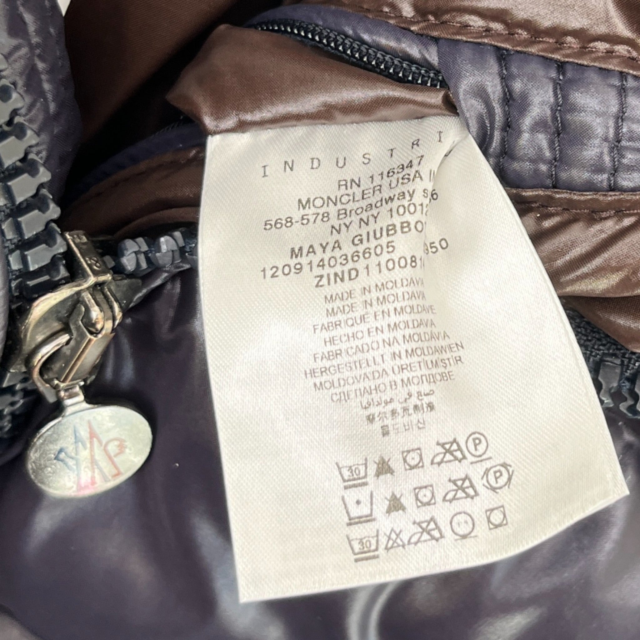 Men's Maya Down Jacket Navy Size 2 / M