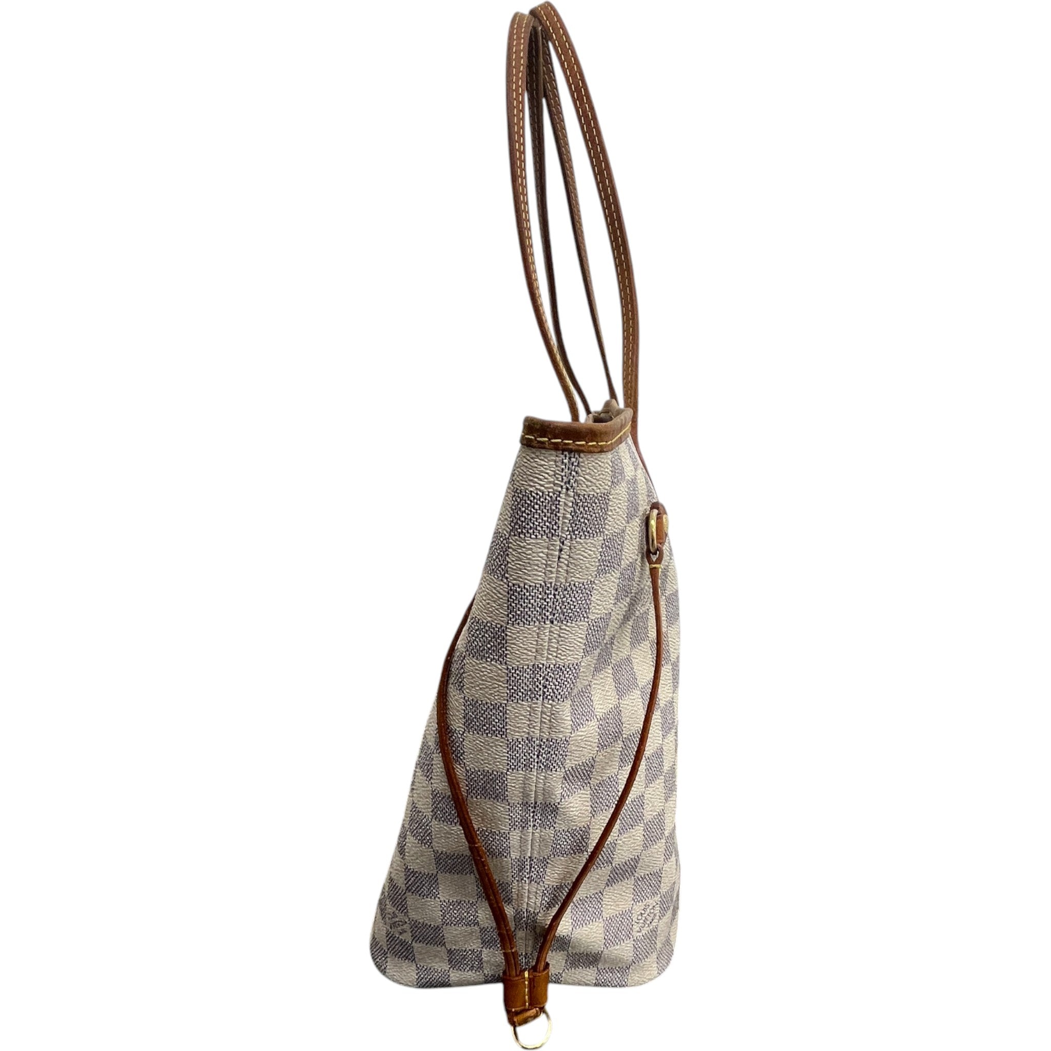 Women's Damier Azur Neverfull Pm Bag Beige