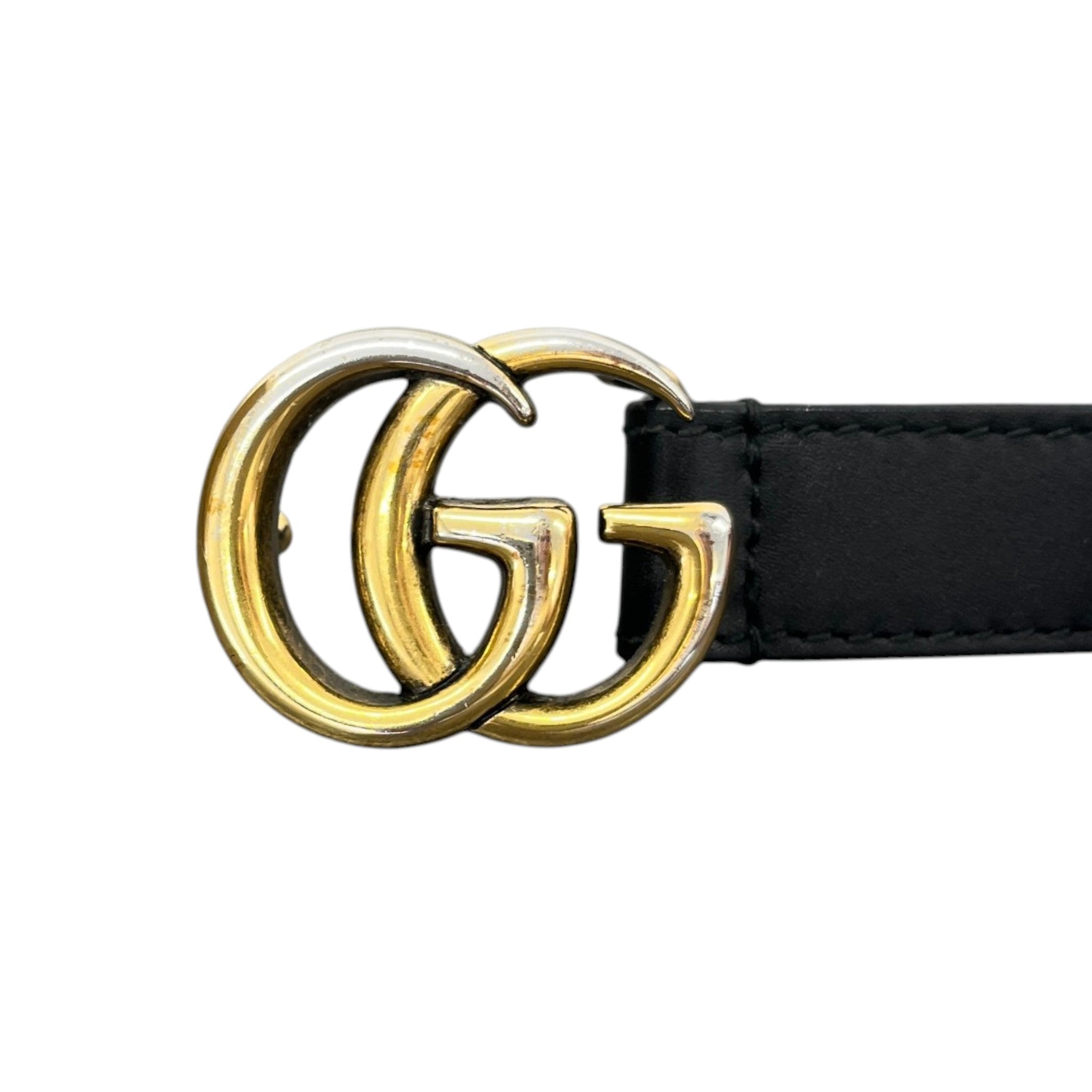 Women's Gg Marmont Belt Black Size Waist 34"
