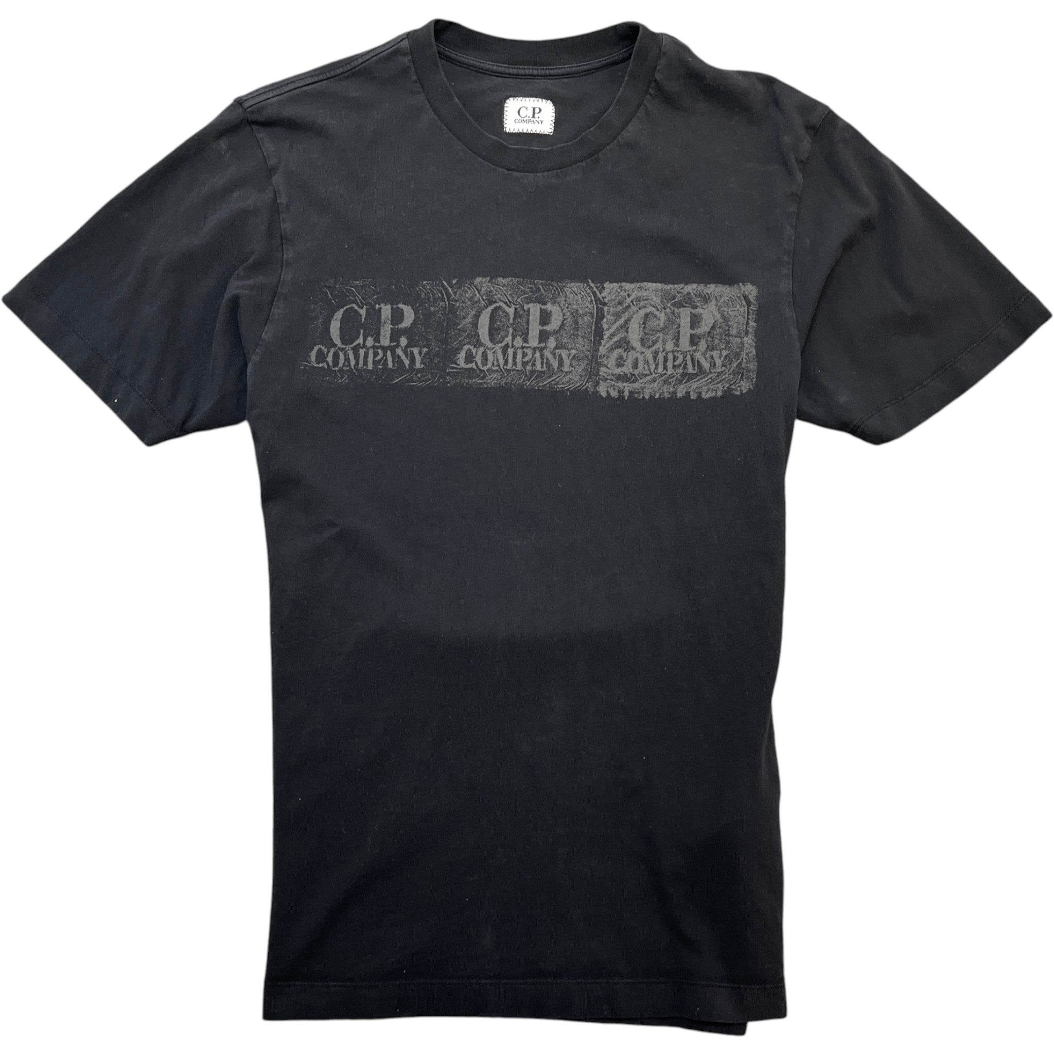 Men's Logo Print T-Shirt Black Size S