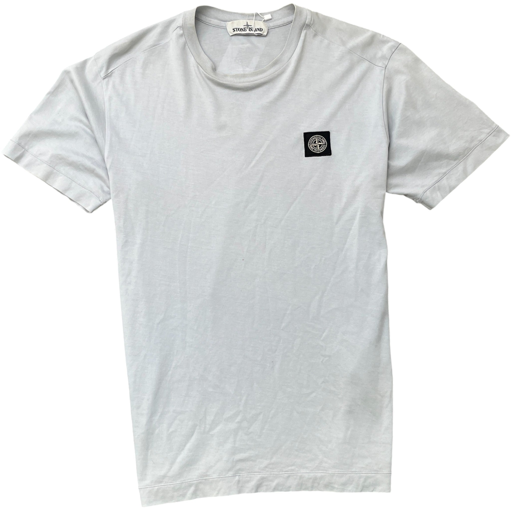 Men's Applique Logo T-Shirt Blue Size S