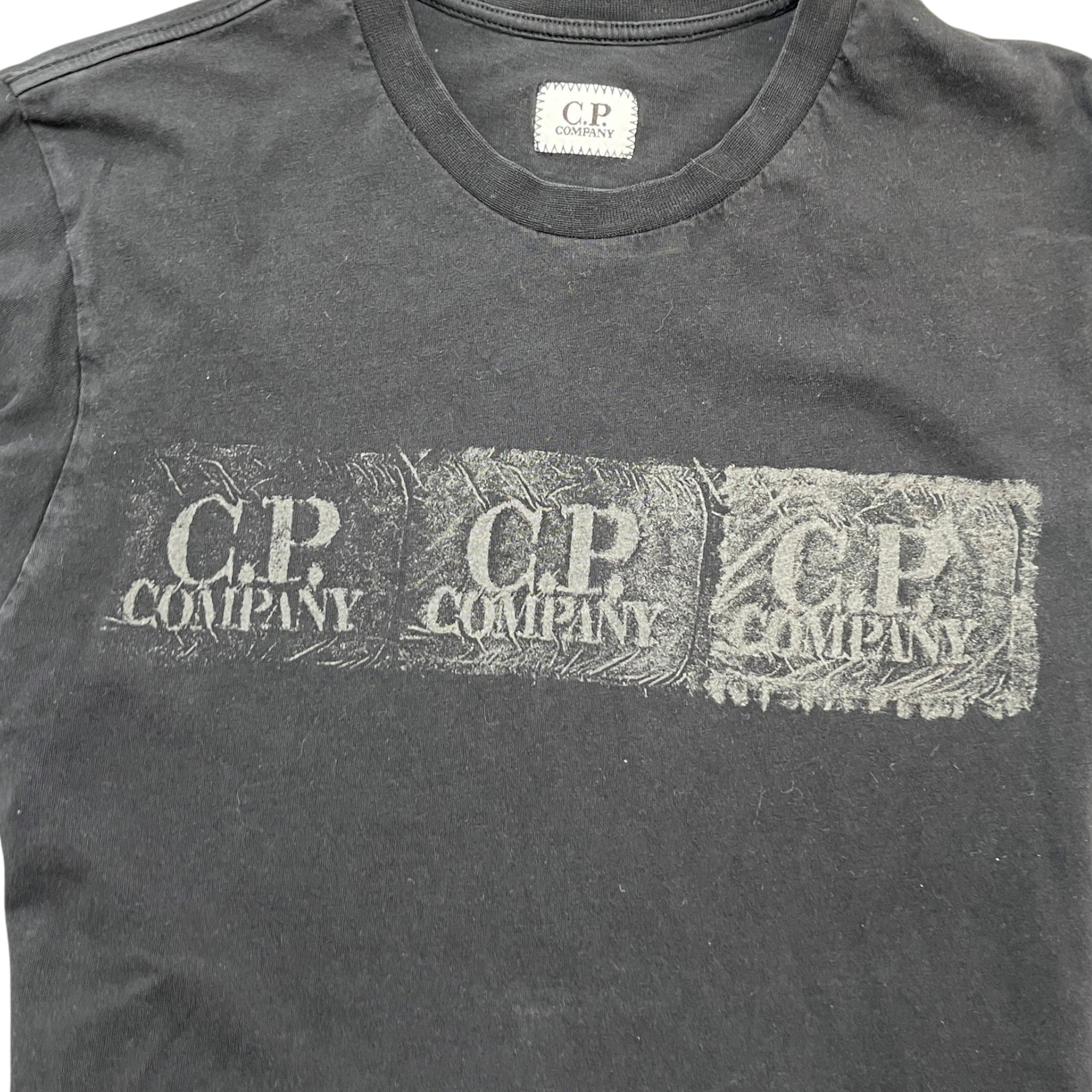 Men's Logo Print T-Shirt Black Size S