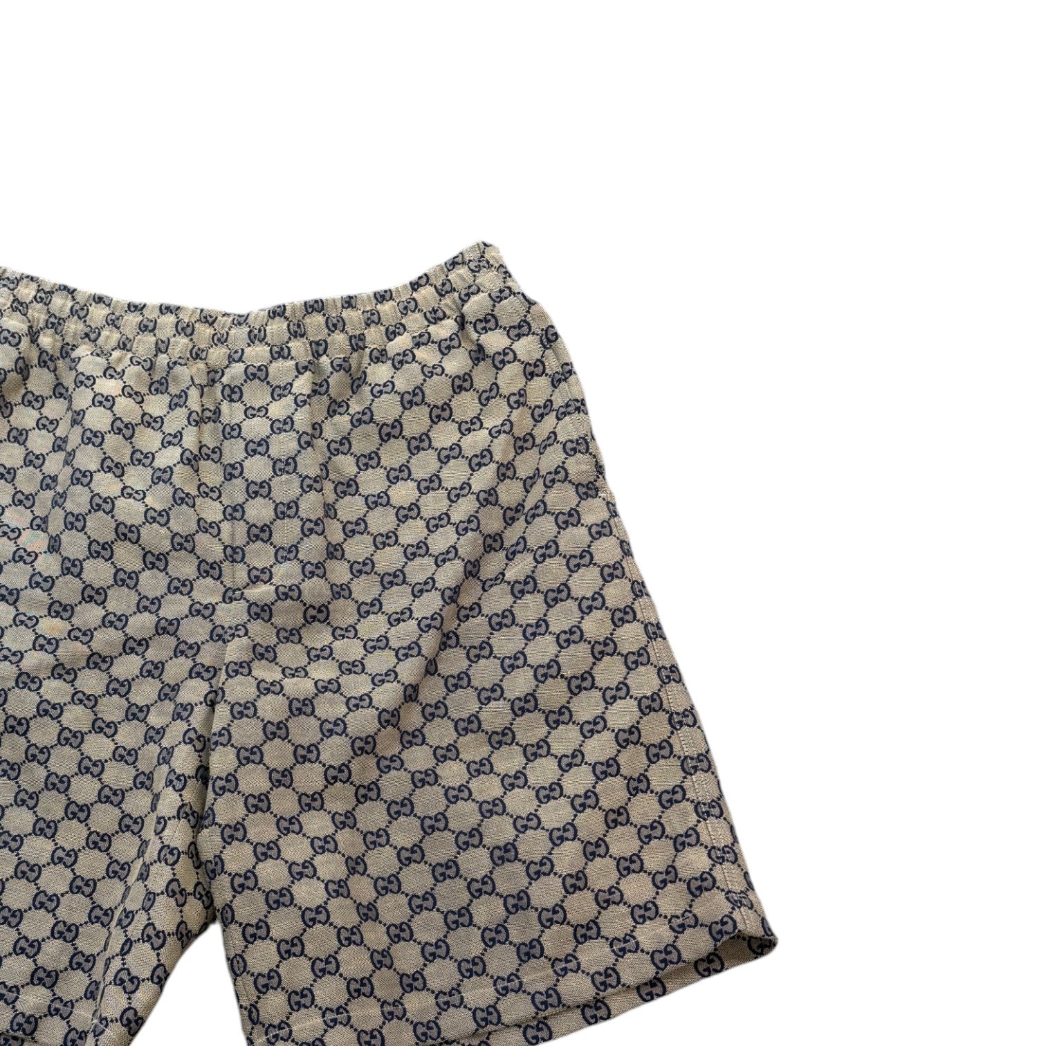 Men's Gg Supreme Shorts Beige Size IT 48 / UK 32