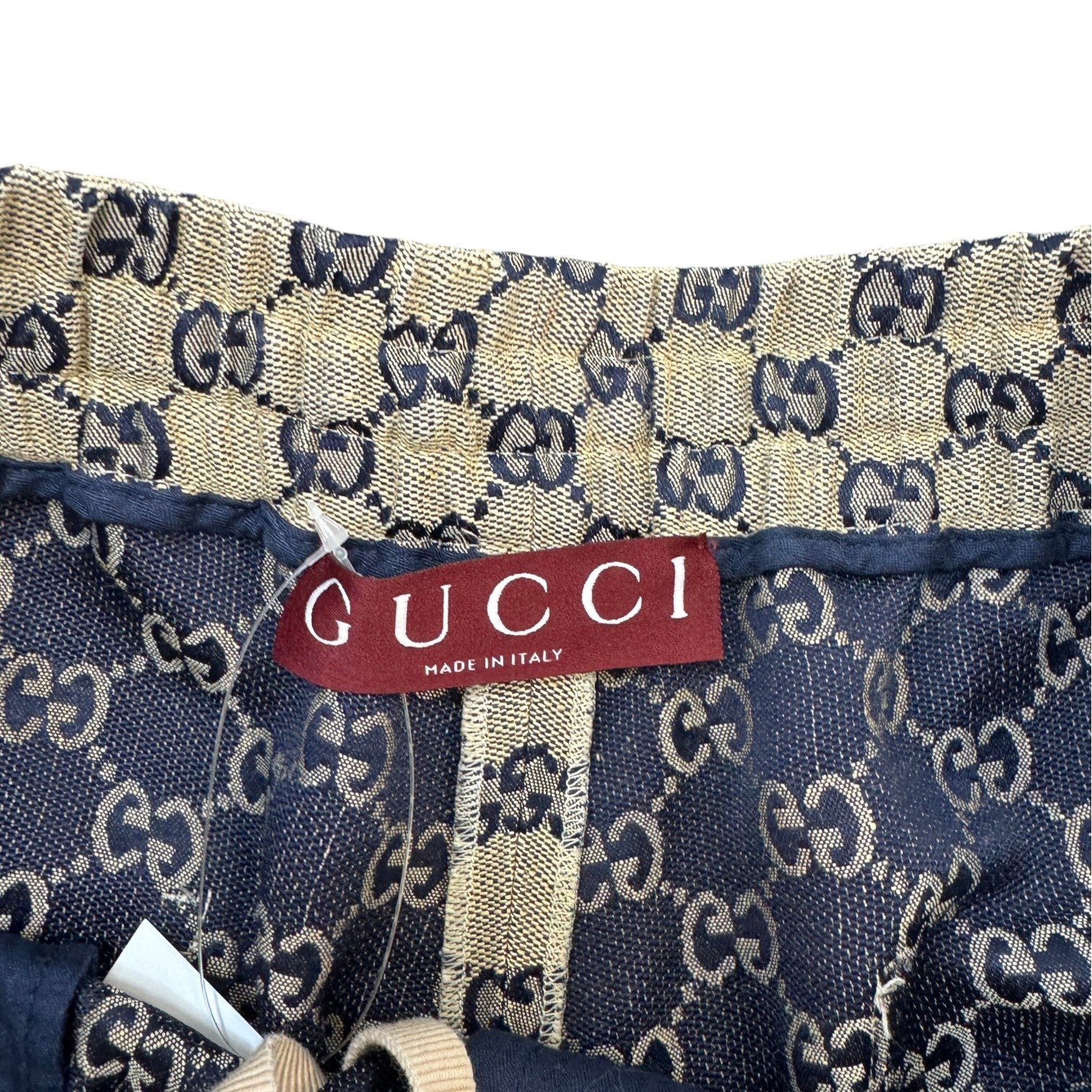 Men's Gg Supreme Shorts Beige Size IT 48 / UK 32