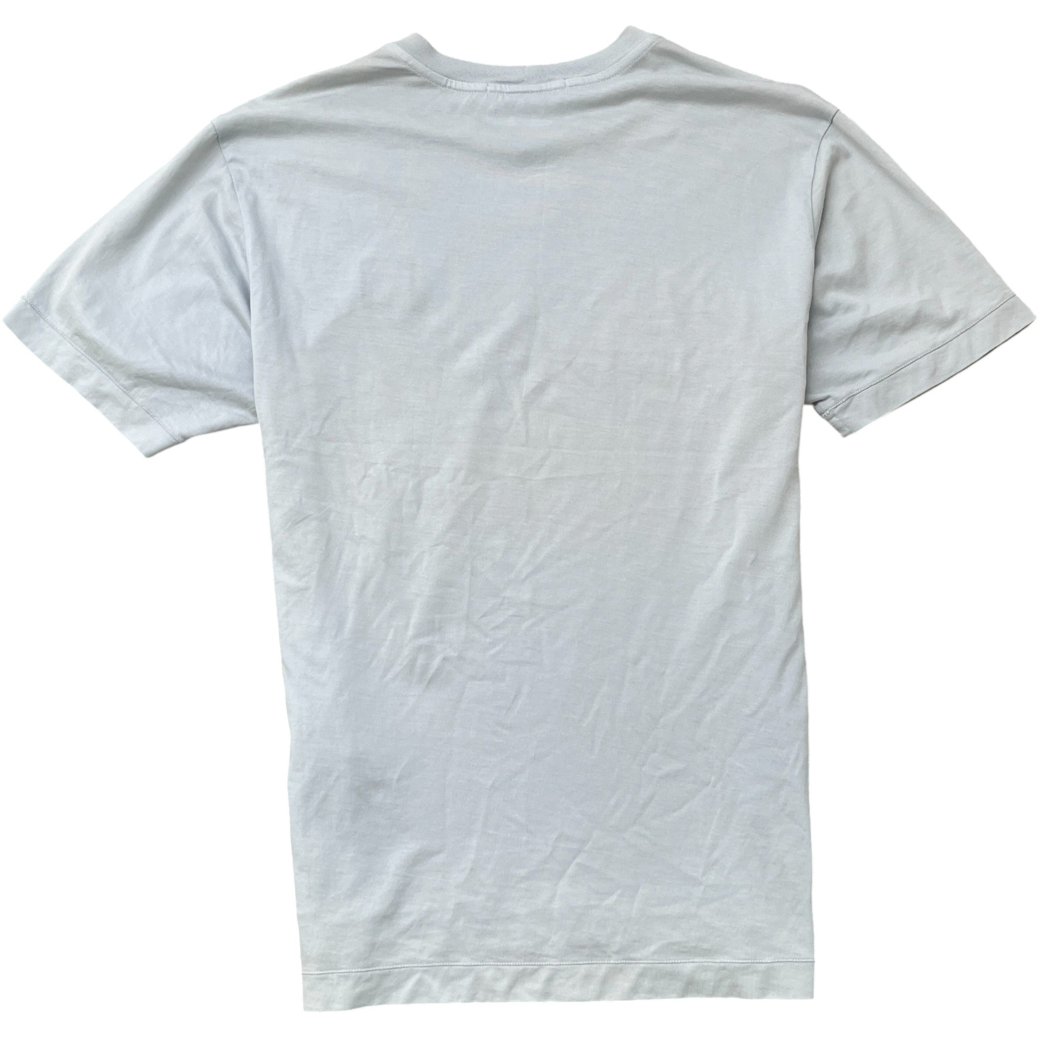 Men's Applique Logo T-Shirt Blue Size S