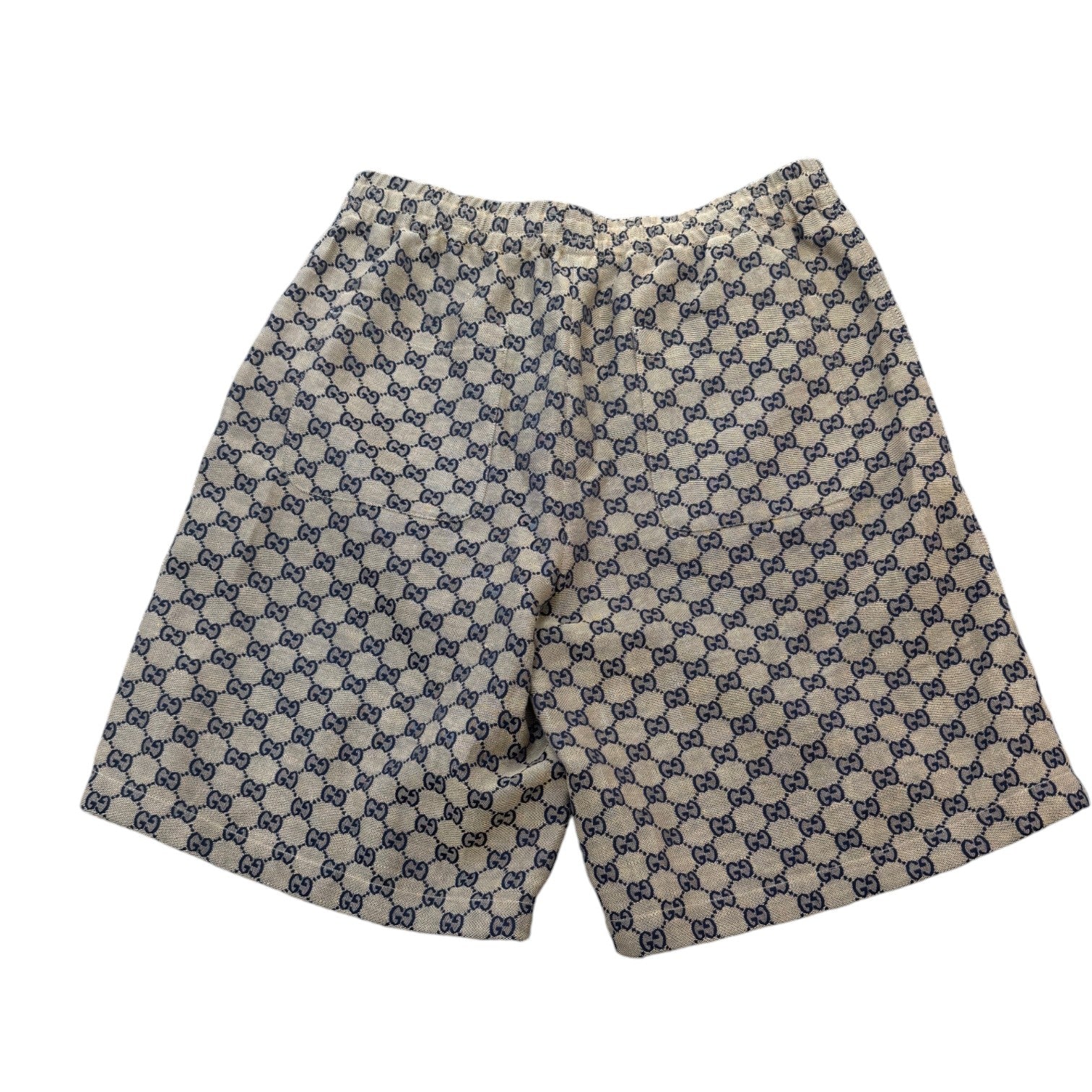 Men's Gg Supreme Shorts Beige Size IT 48 / UK 32