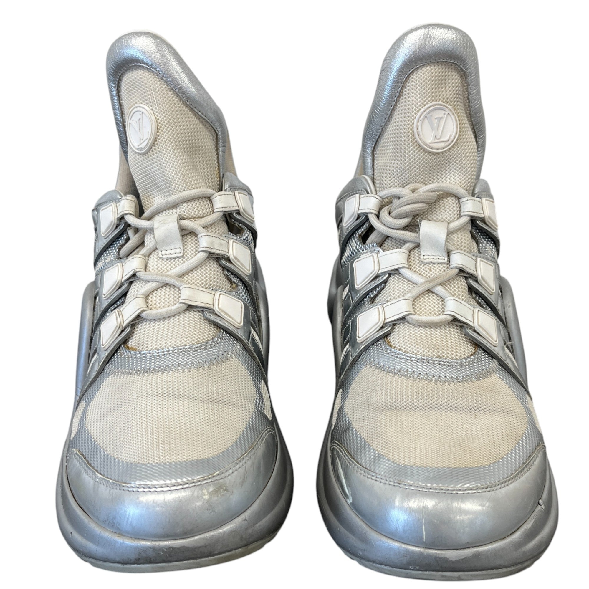 Men's Metallic Archlight Low Trainers Silver Size EU 41 / UK 7