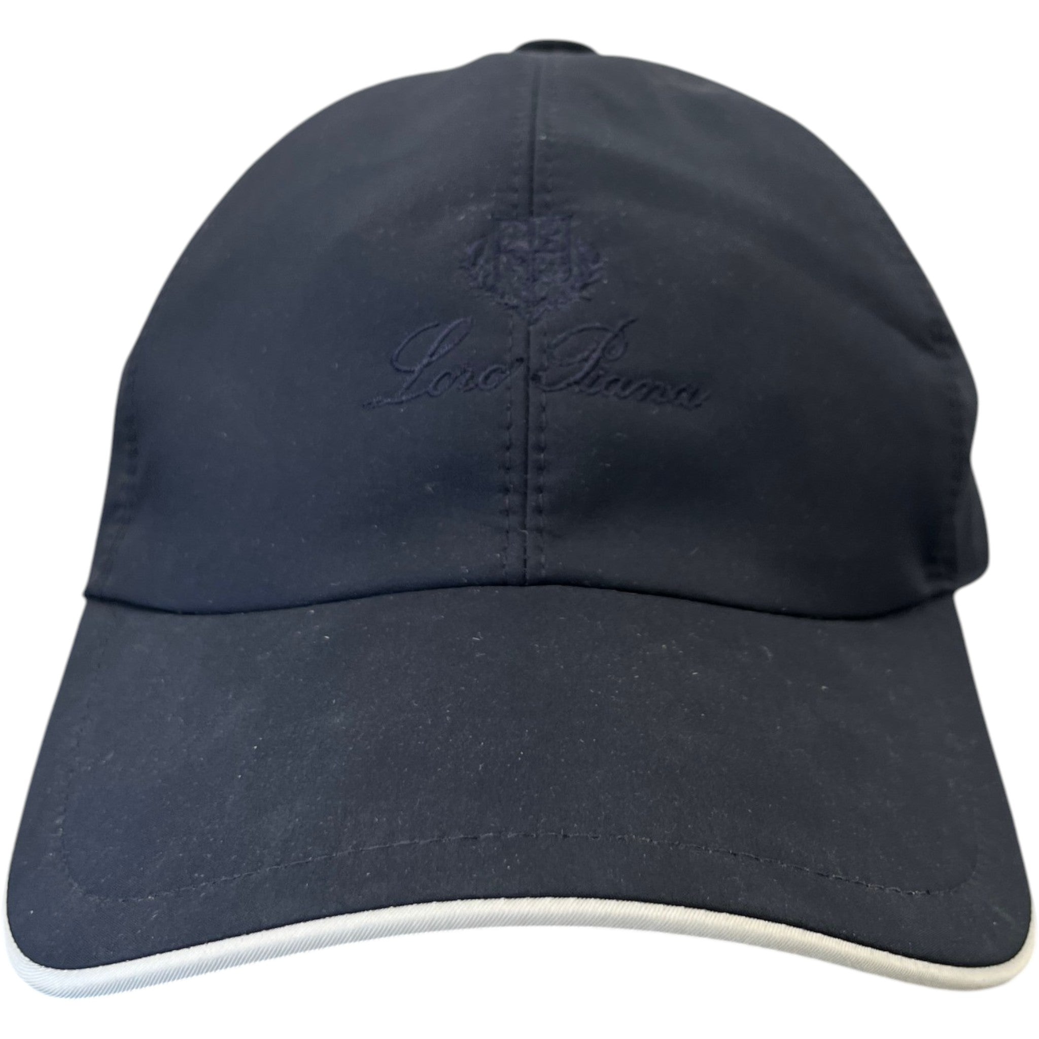 Men's Embroidered Logo Baseball Cap Navy Size S