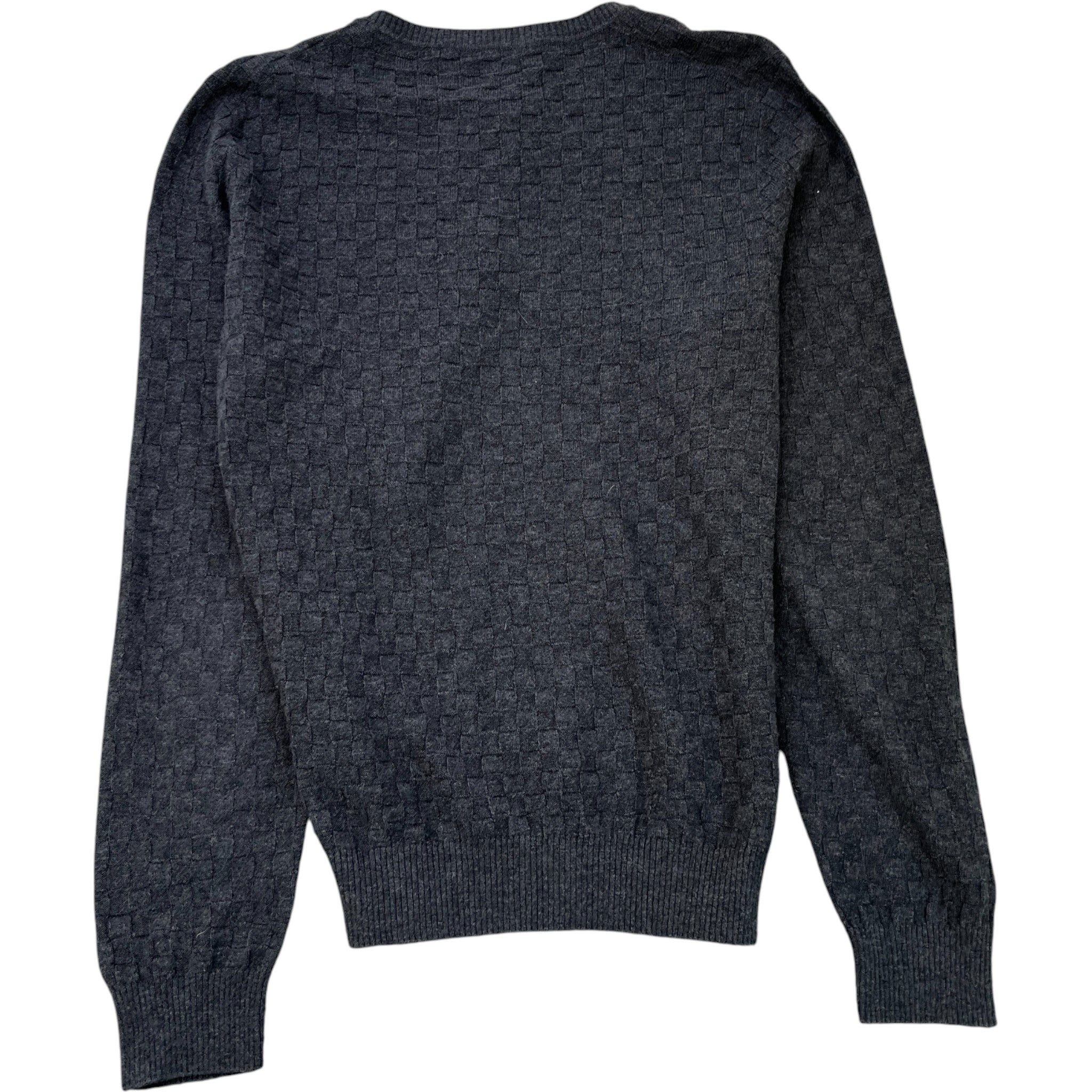 Men's Damier Jumper Grey Size M