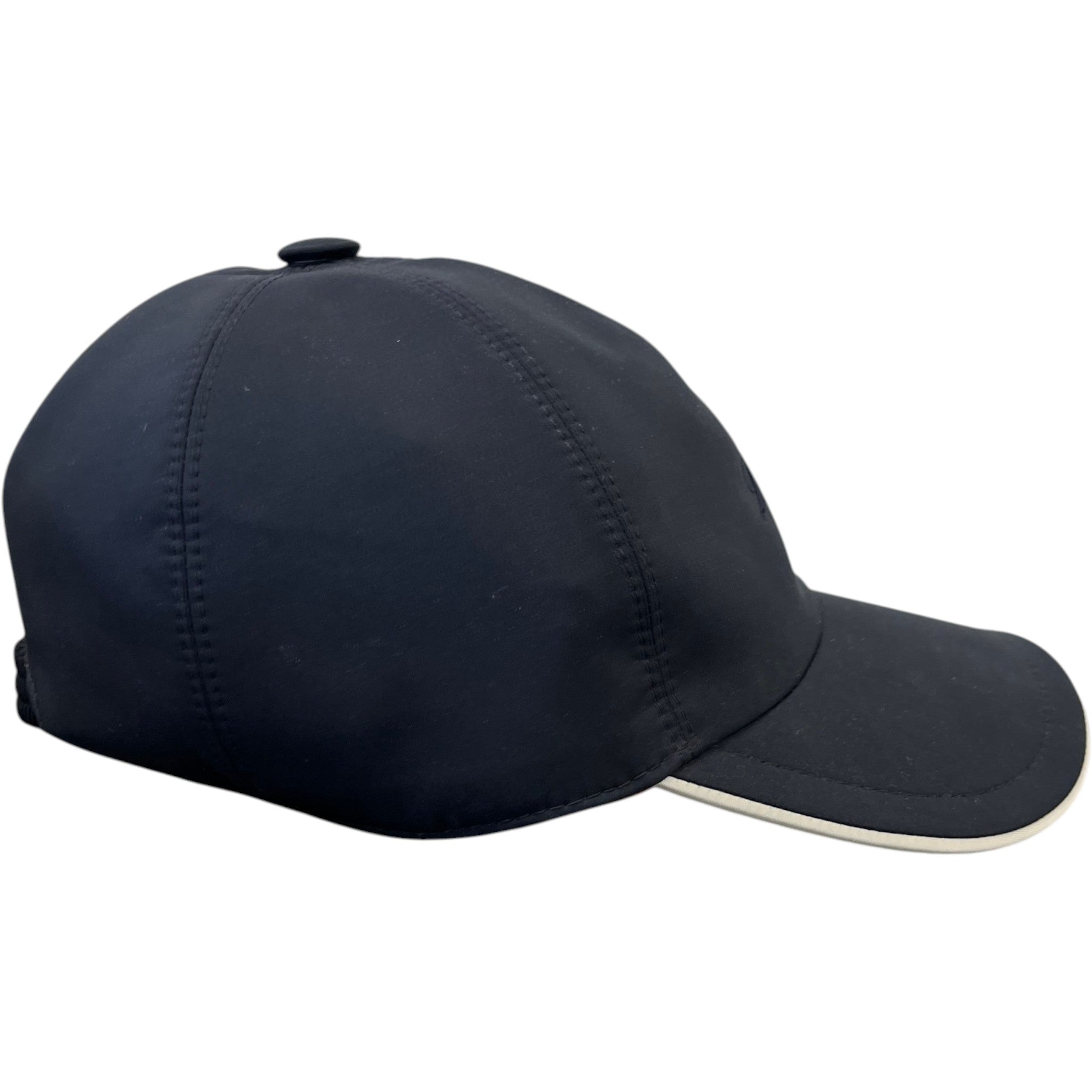 Men's Embroidered Logo Baseball Cap Navy Size S