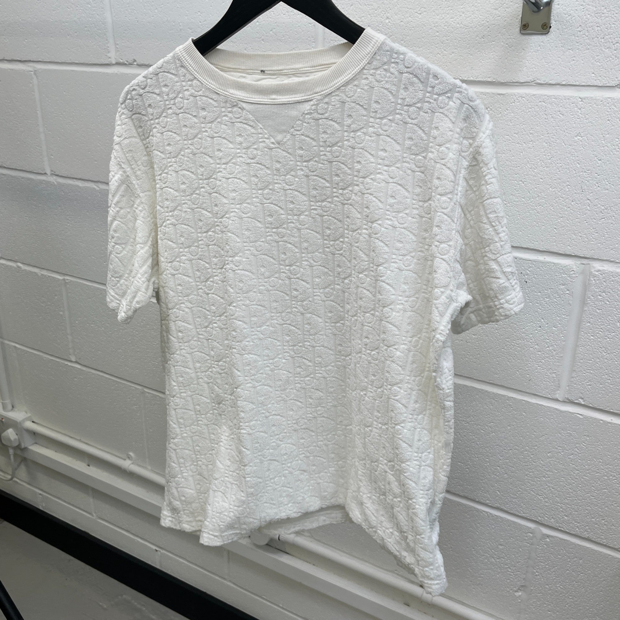 Men's Oblique T-Shirt White Size S