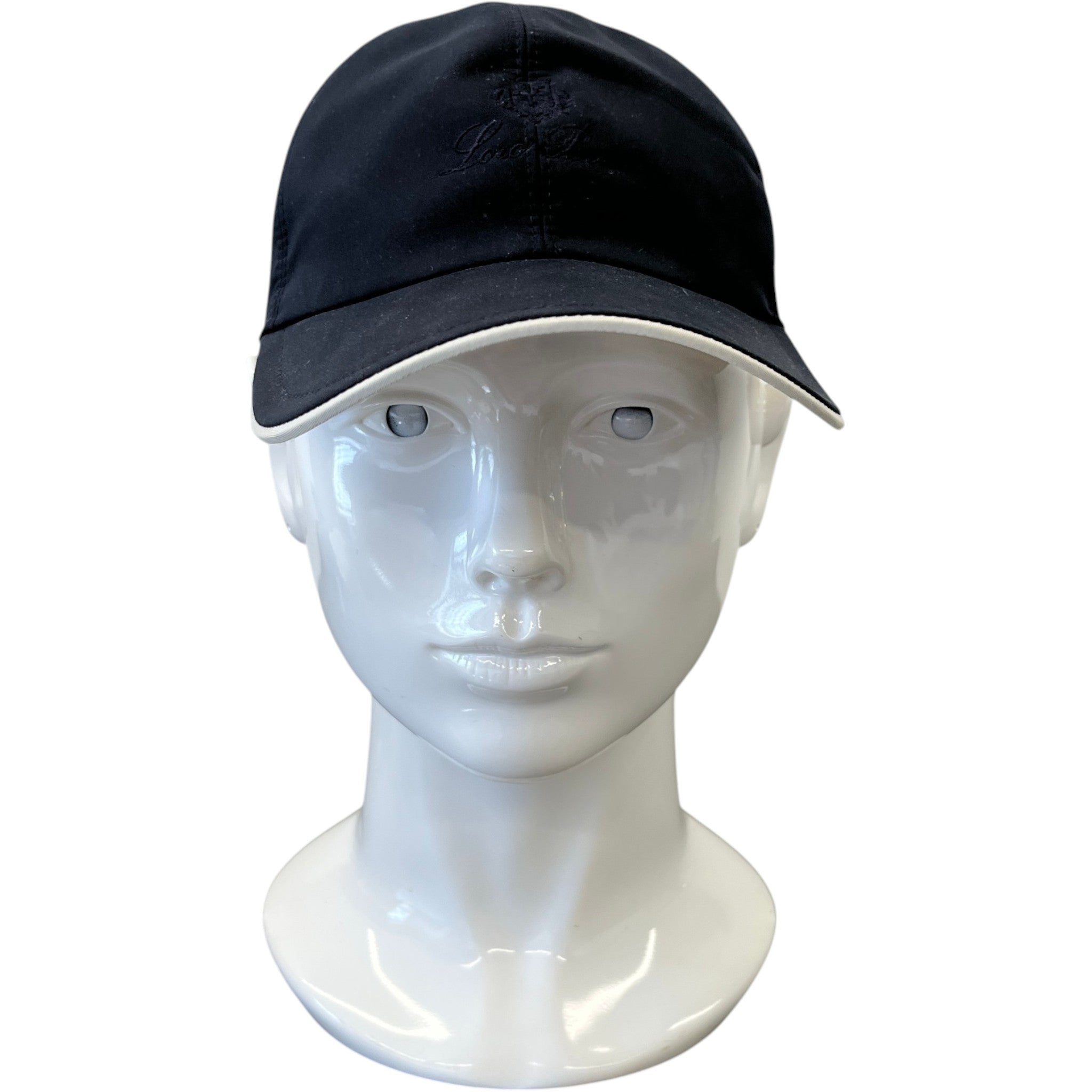 Men's Embroidered Logo Baseball Cap Navy Size S
