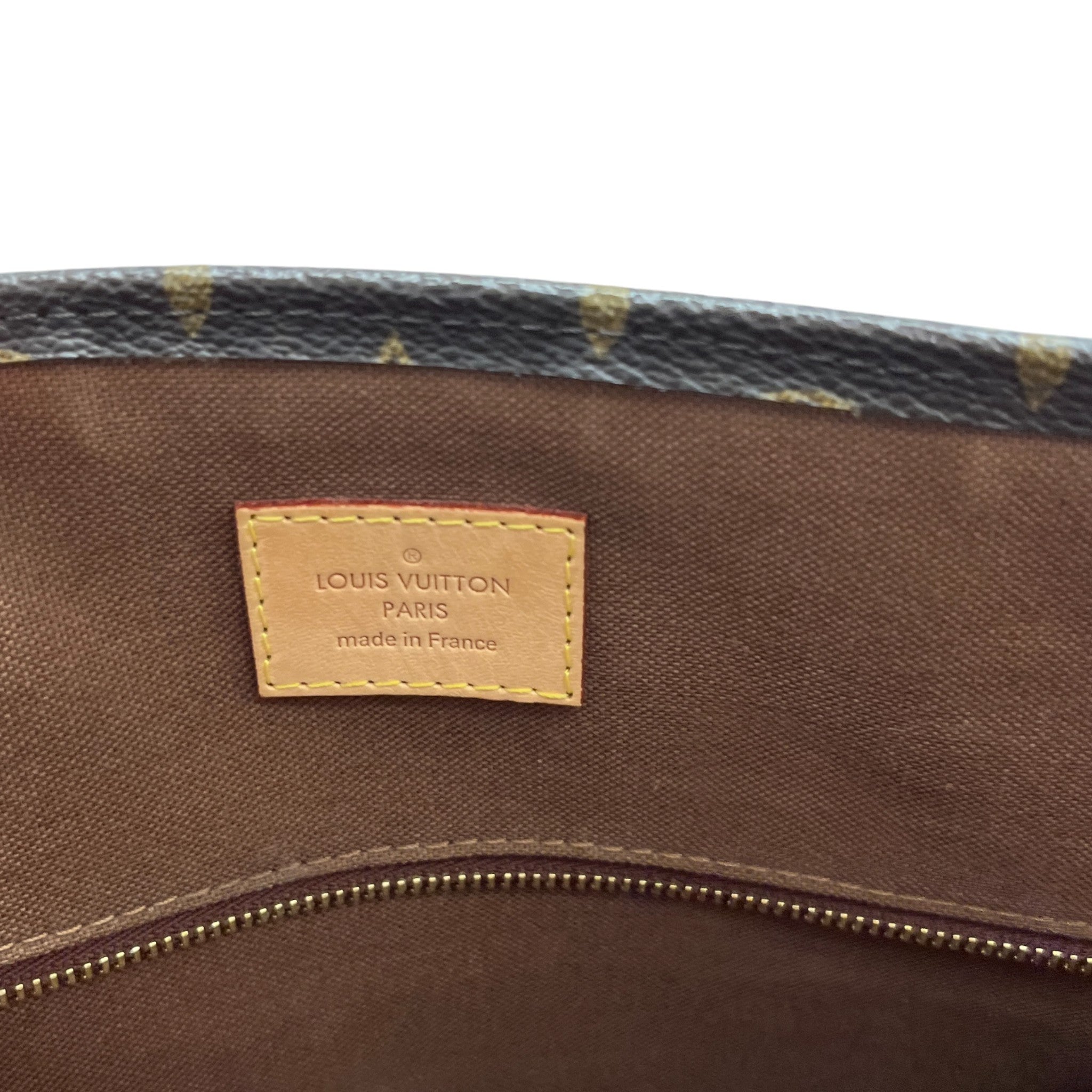 Women's Monogram Sac Plat Tote Bag Brown