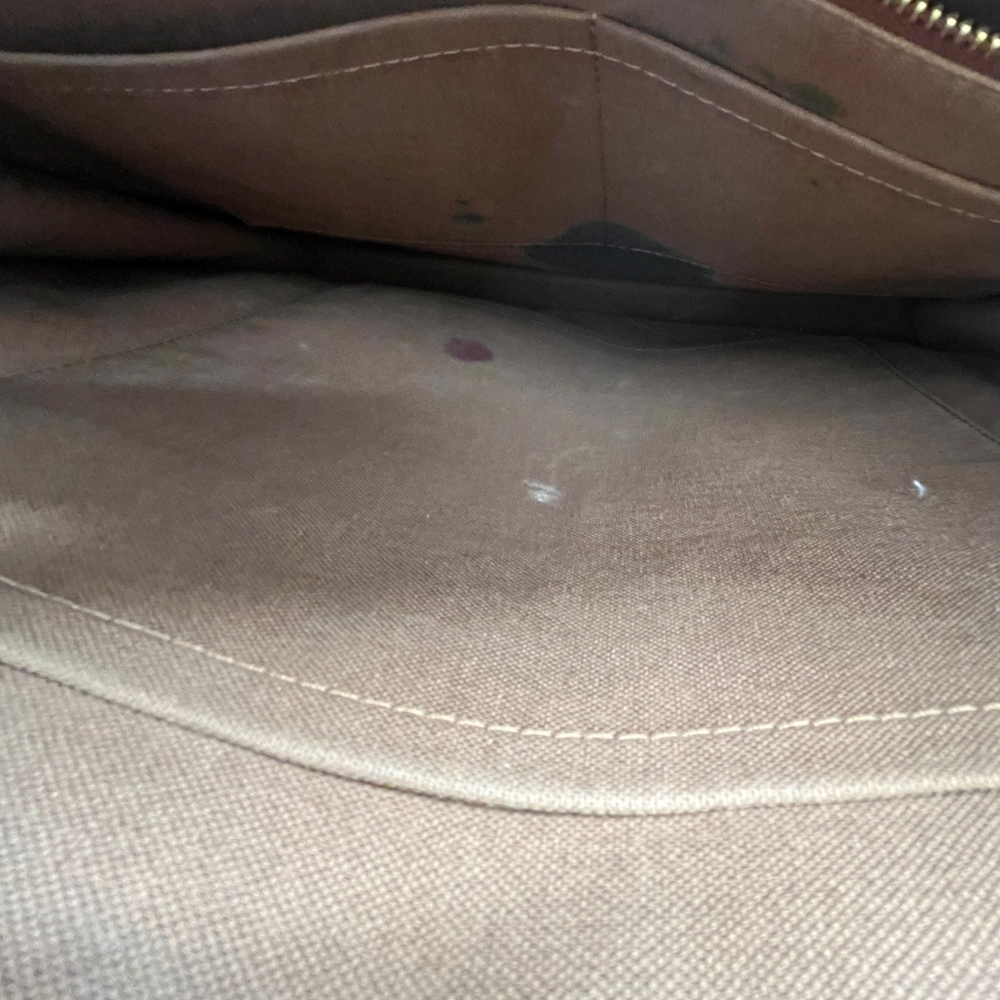 Women's Monogram Sac Plat Tote Bag Brown