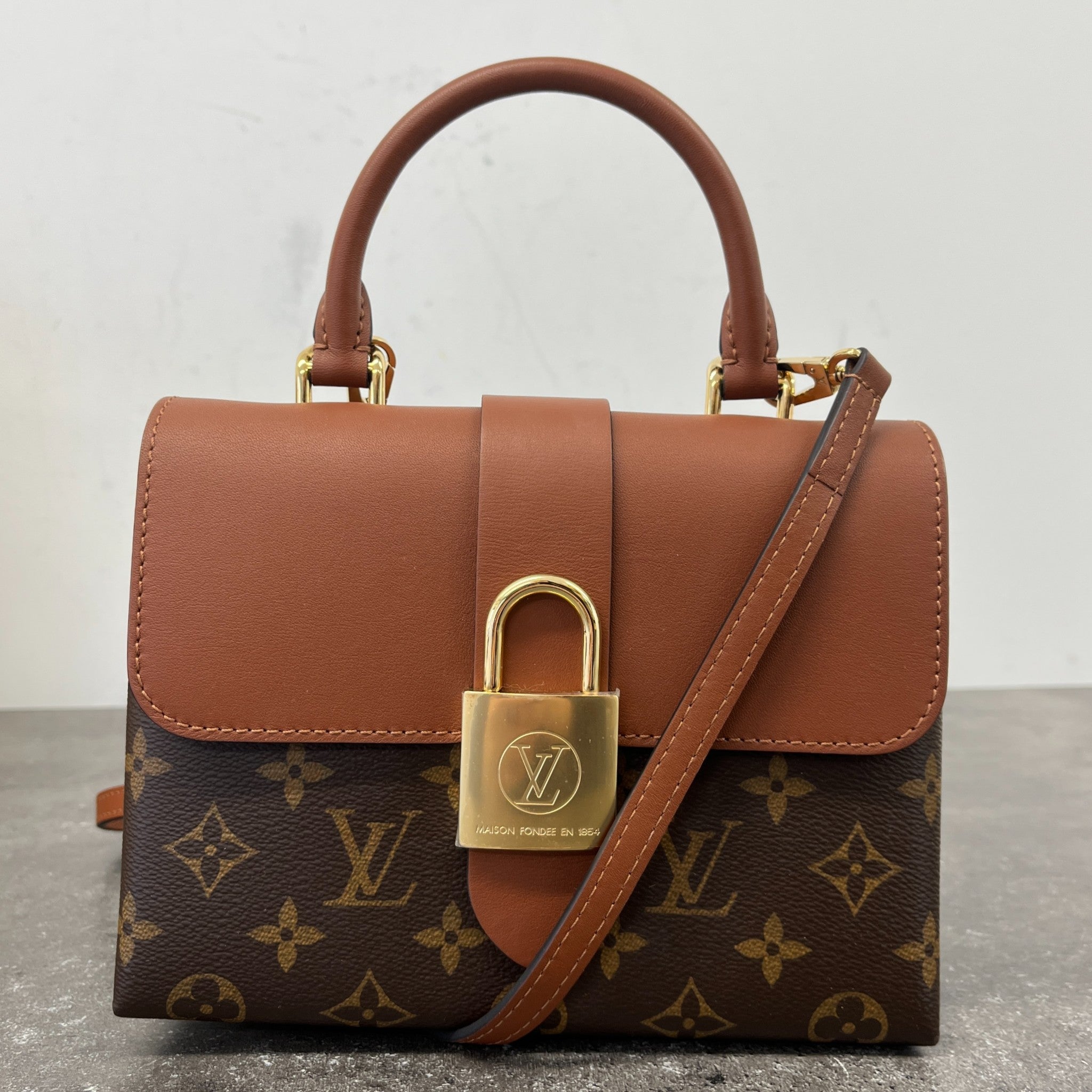 Women's Monogram Locky Bb Bag Brown