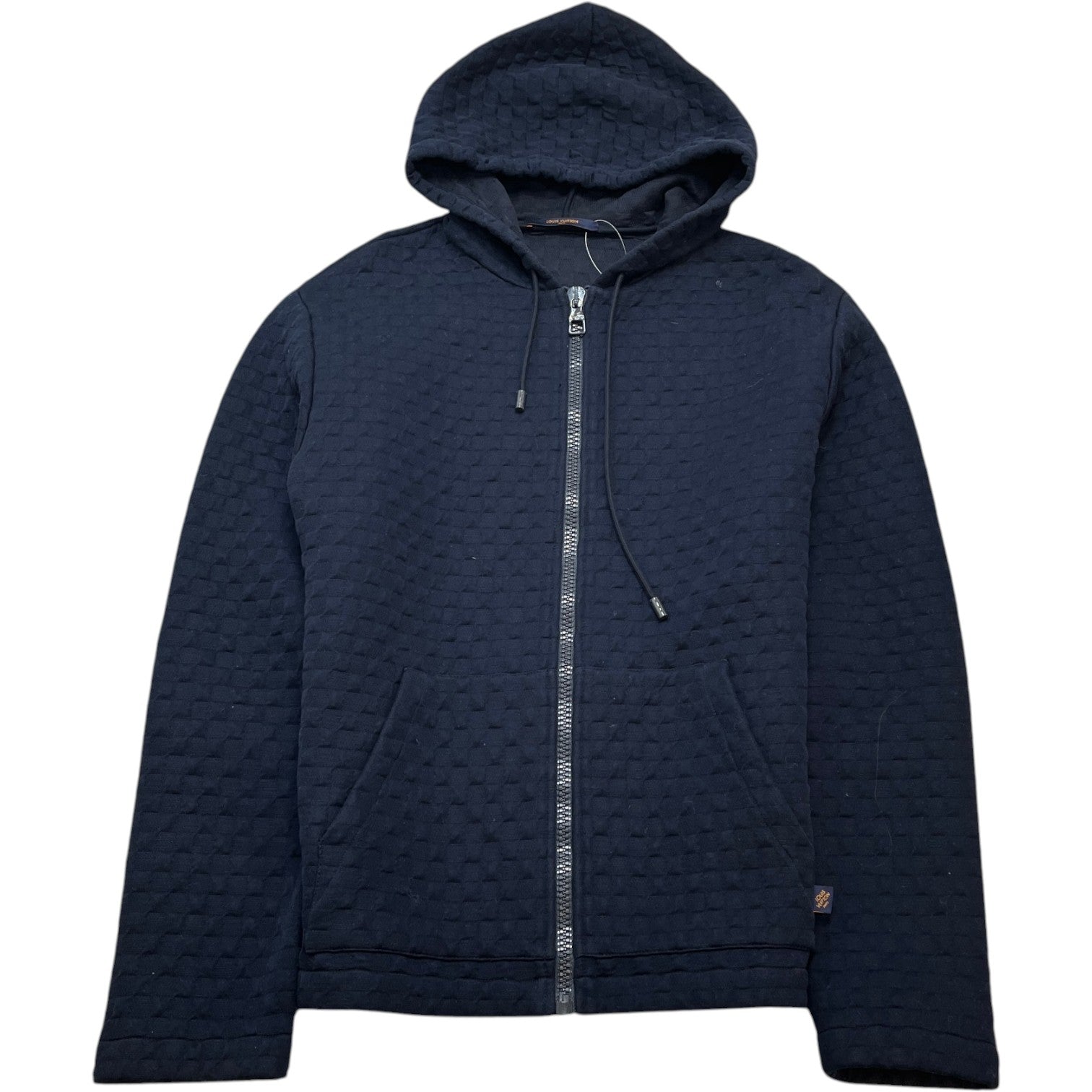 Men's Lvse Damier Hoodie Navy Size XL
