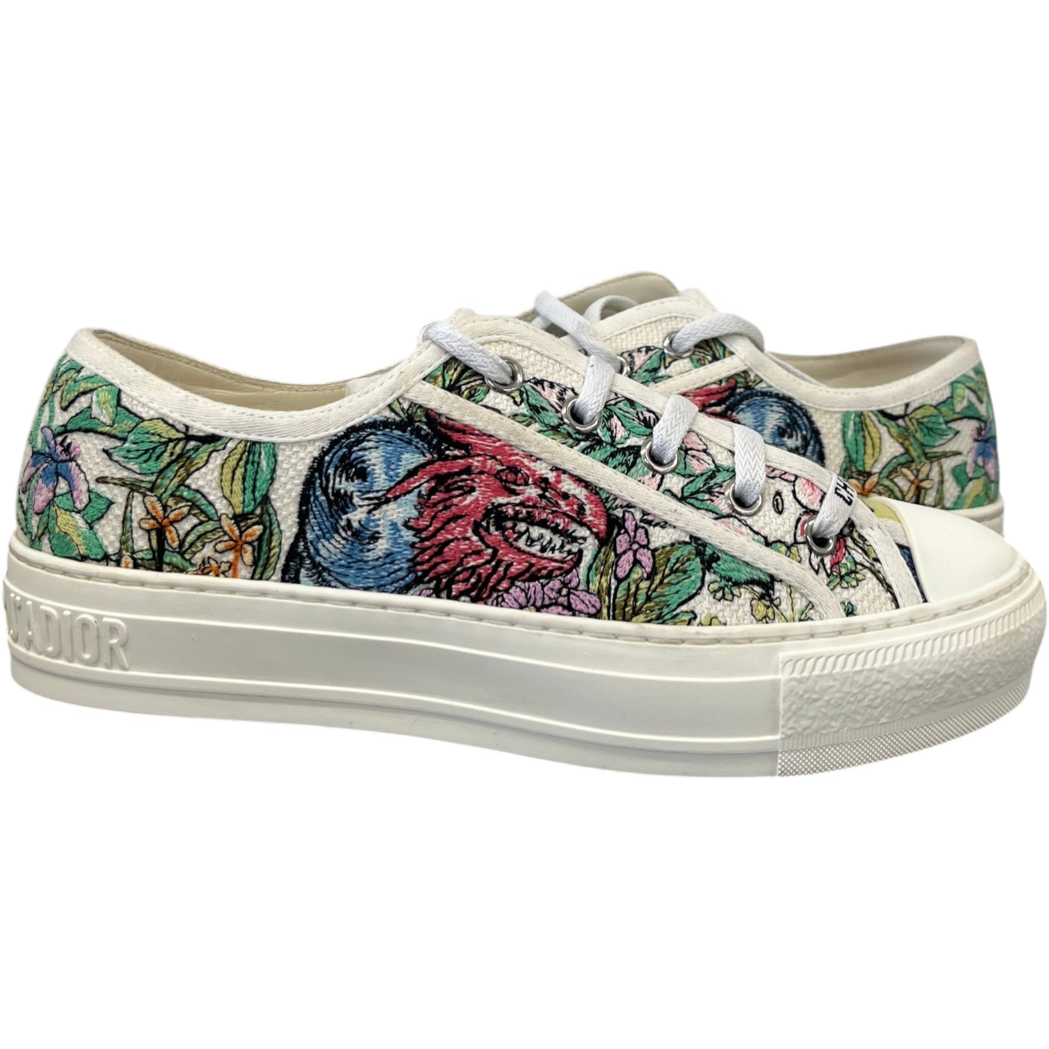 Women's Walk'N'Dior Low Trainers White Size EU 36.5 / UK 3.5