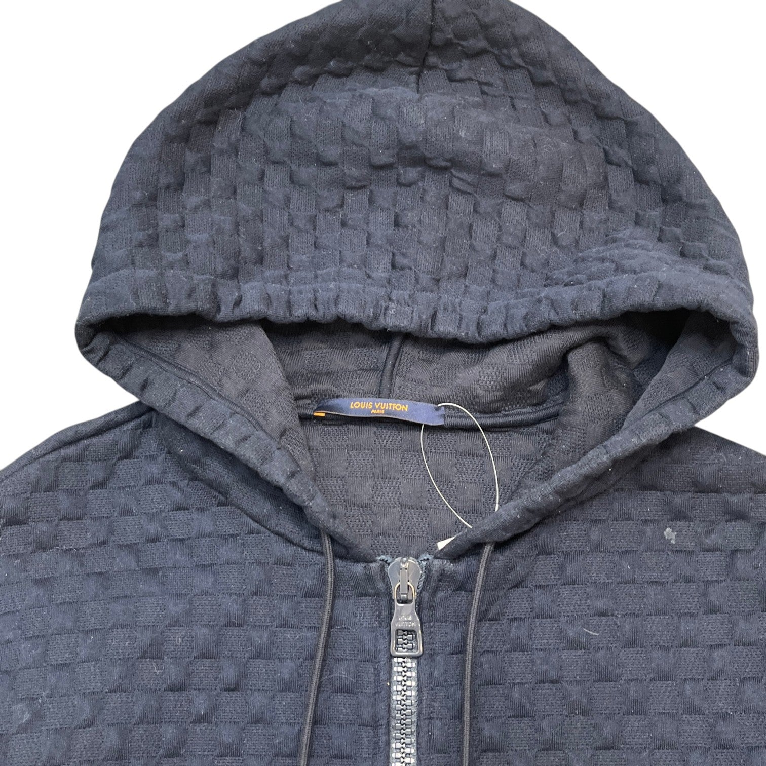 Men's Lvse Damier Hoodie Navy Size XL