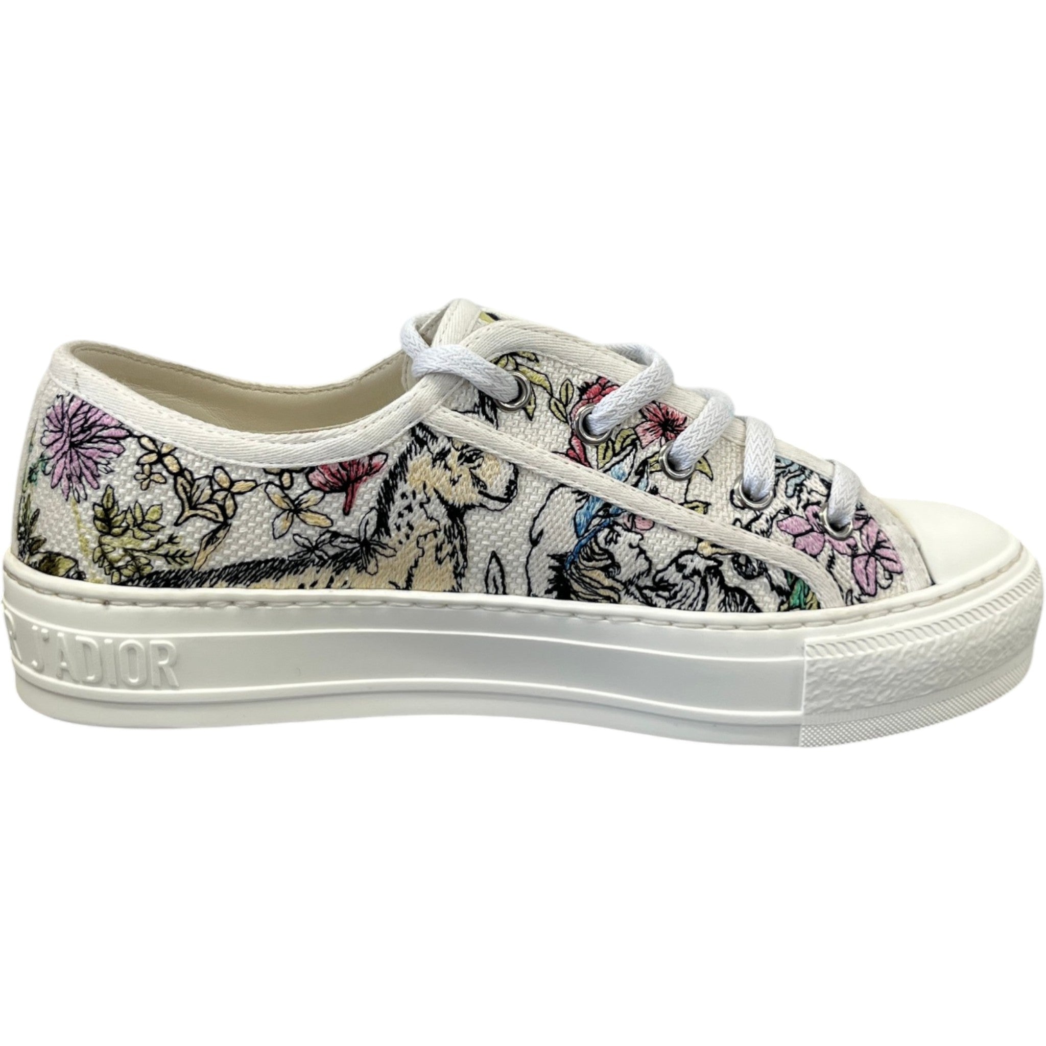 Women's Walk'N'Dior Low Trainers White Size EU 36.5 / UK 3.5