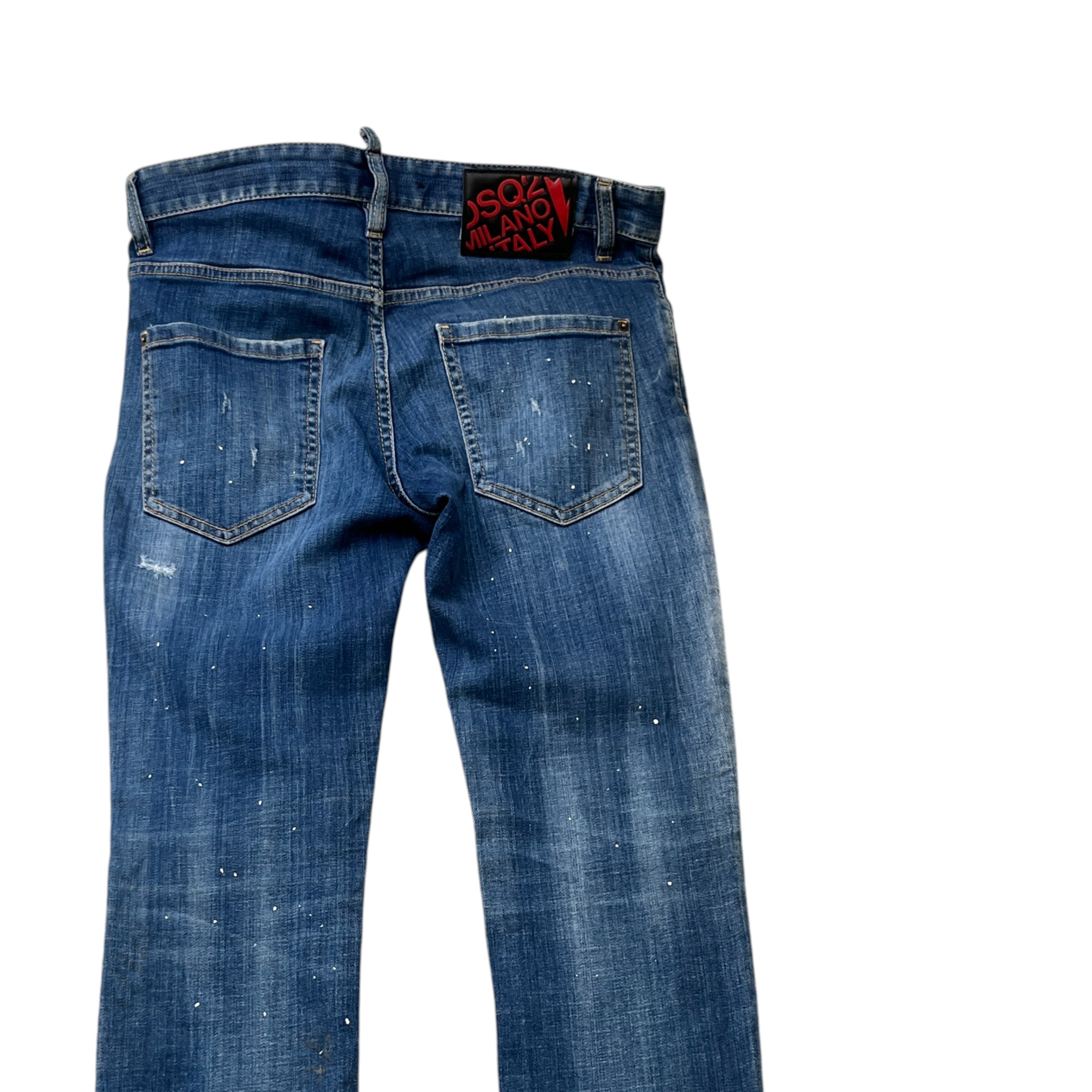 Men's Cool Guy Distressed Jeans Blue Size IT 46 / UK 30