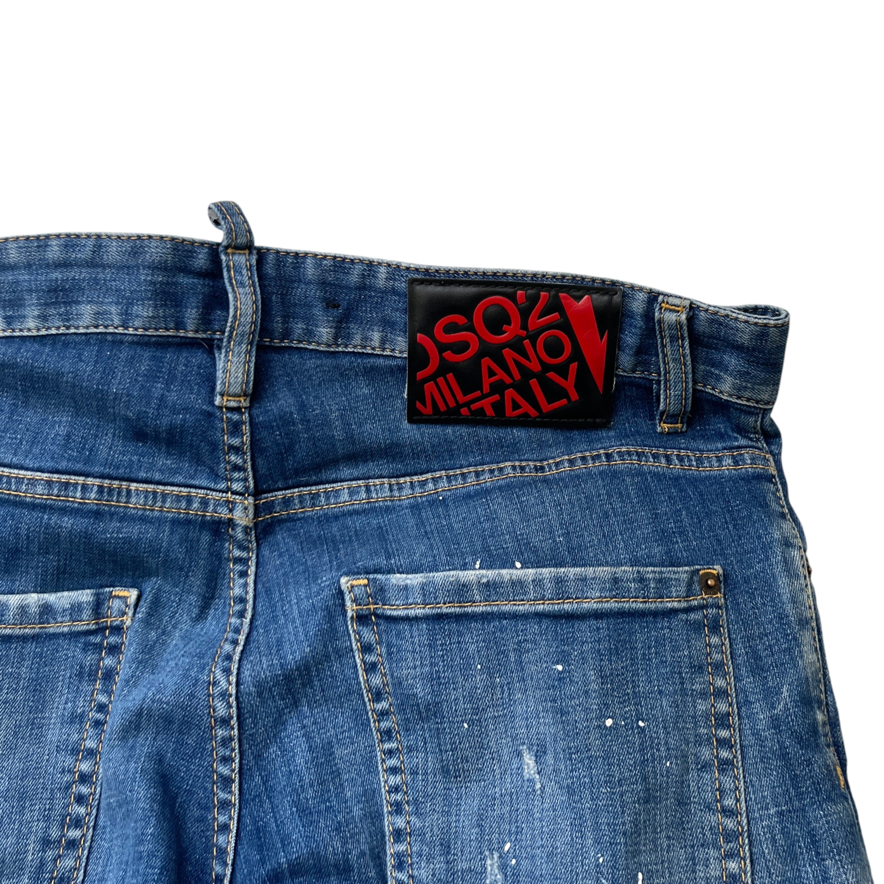 Men's Cool Guy Distressed Jeans Blue Size IT 46 / UK 30