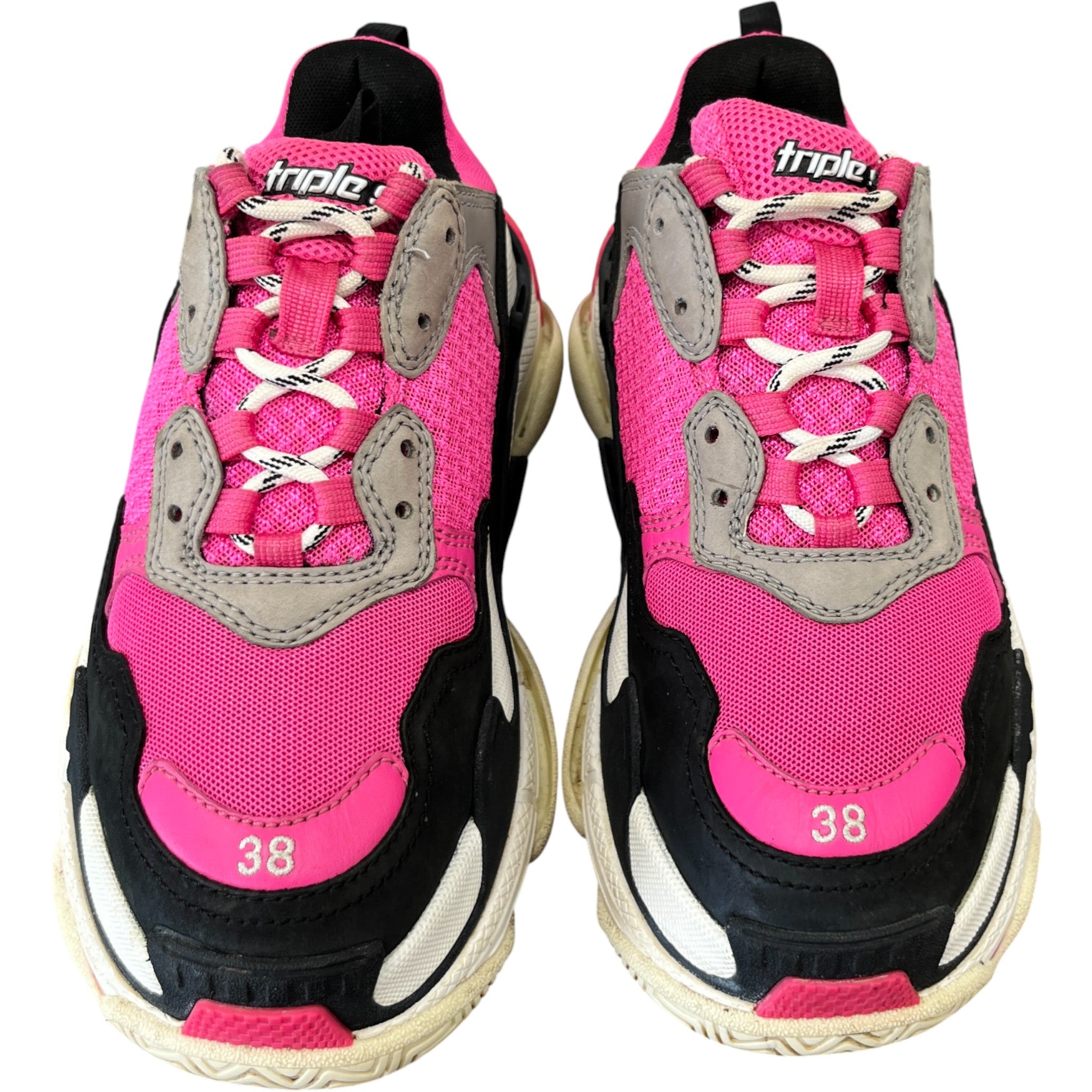 Women's Triple S Low Trainers Pink Size EU 38 / UK 5