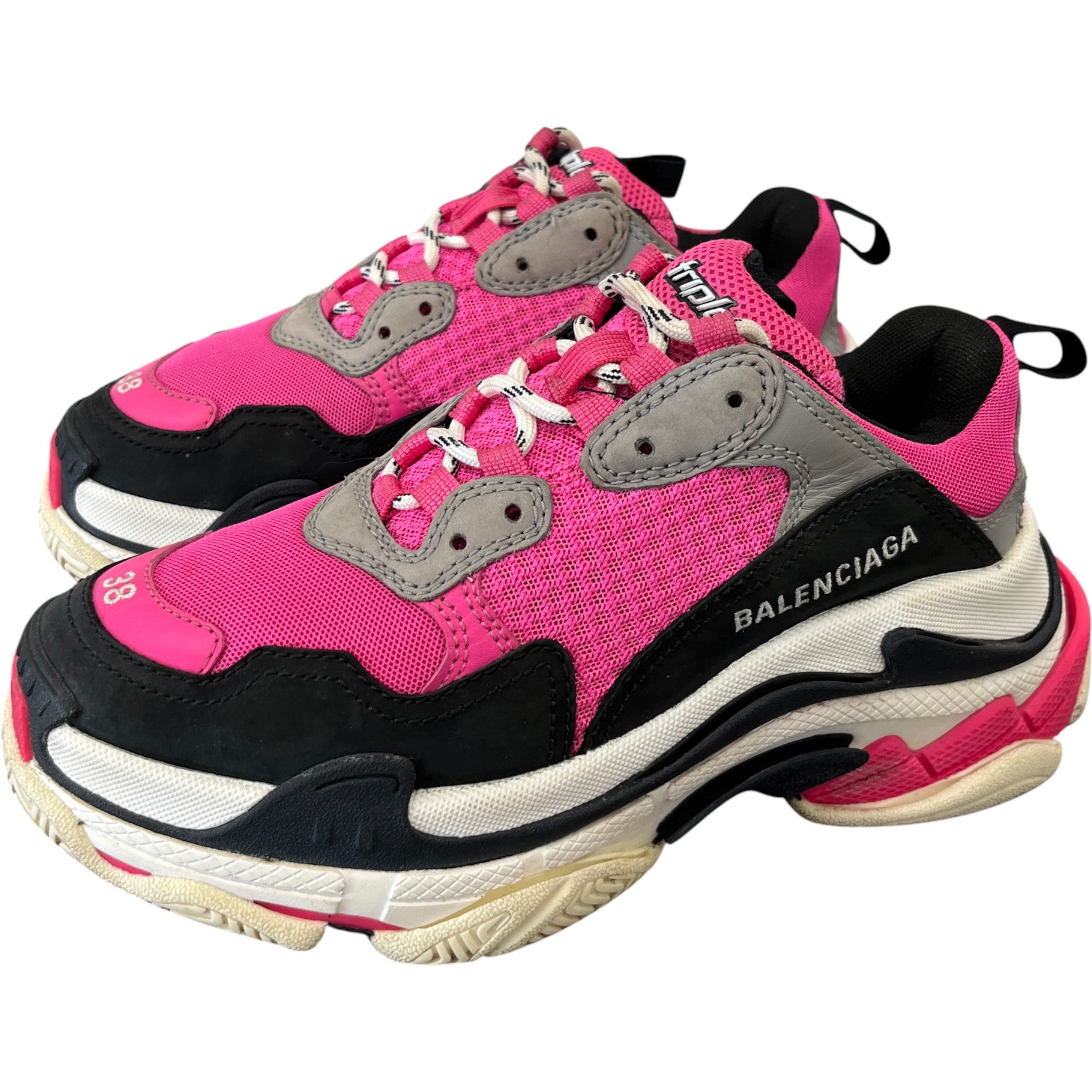 Women's Triple S Low Trainers Pink Size EU 38 / UK 5