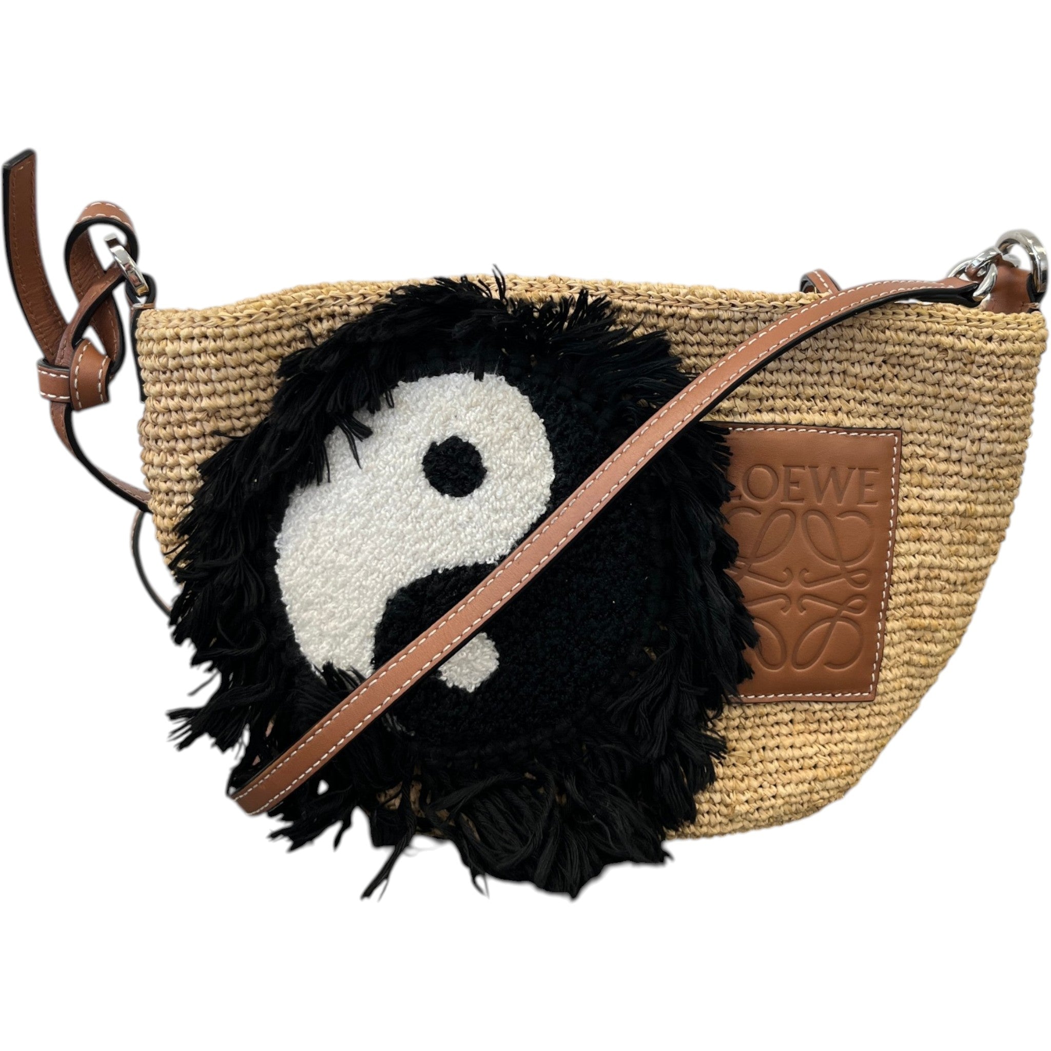 Women's X Paula'S Ibiza Yin Yang Basket Handbag Beige
