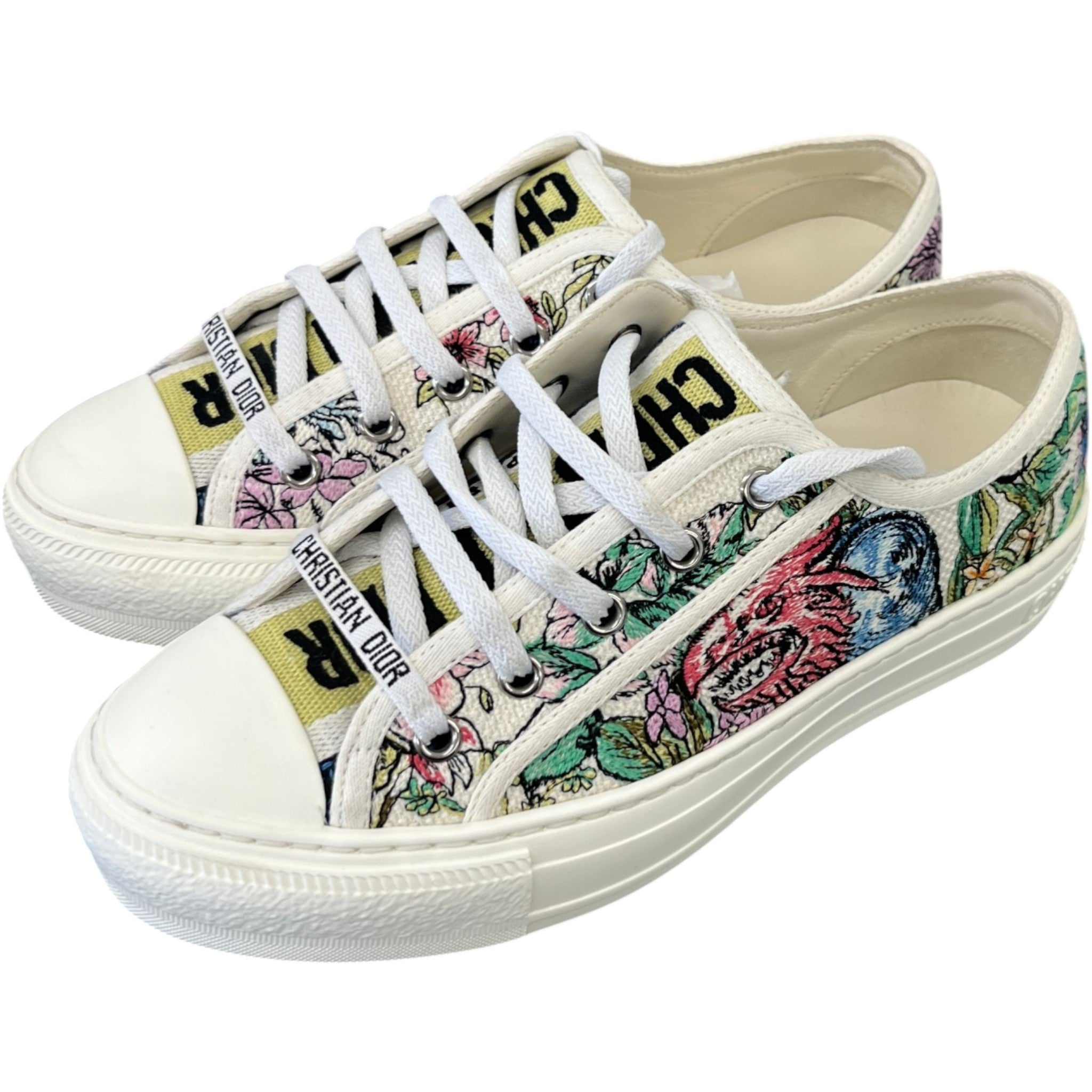 Women's Walk'N'Dior Low Trainers White Size EU 36.5 / UK 3.5