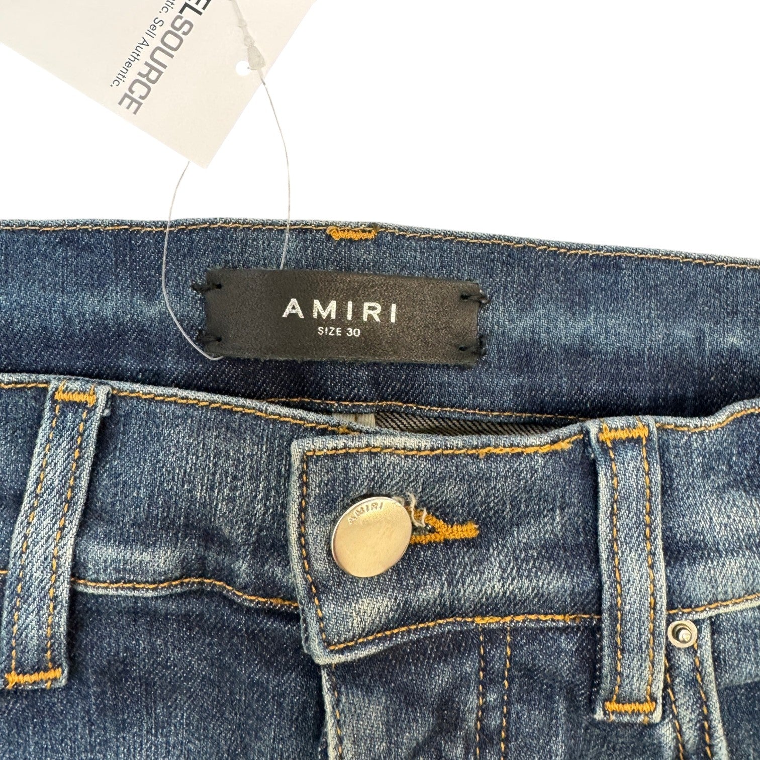 Men's Mx1 Distressed Skinny Jeans Blue Size Waist 30"