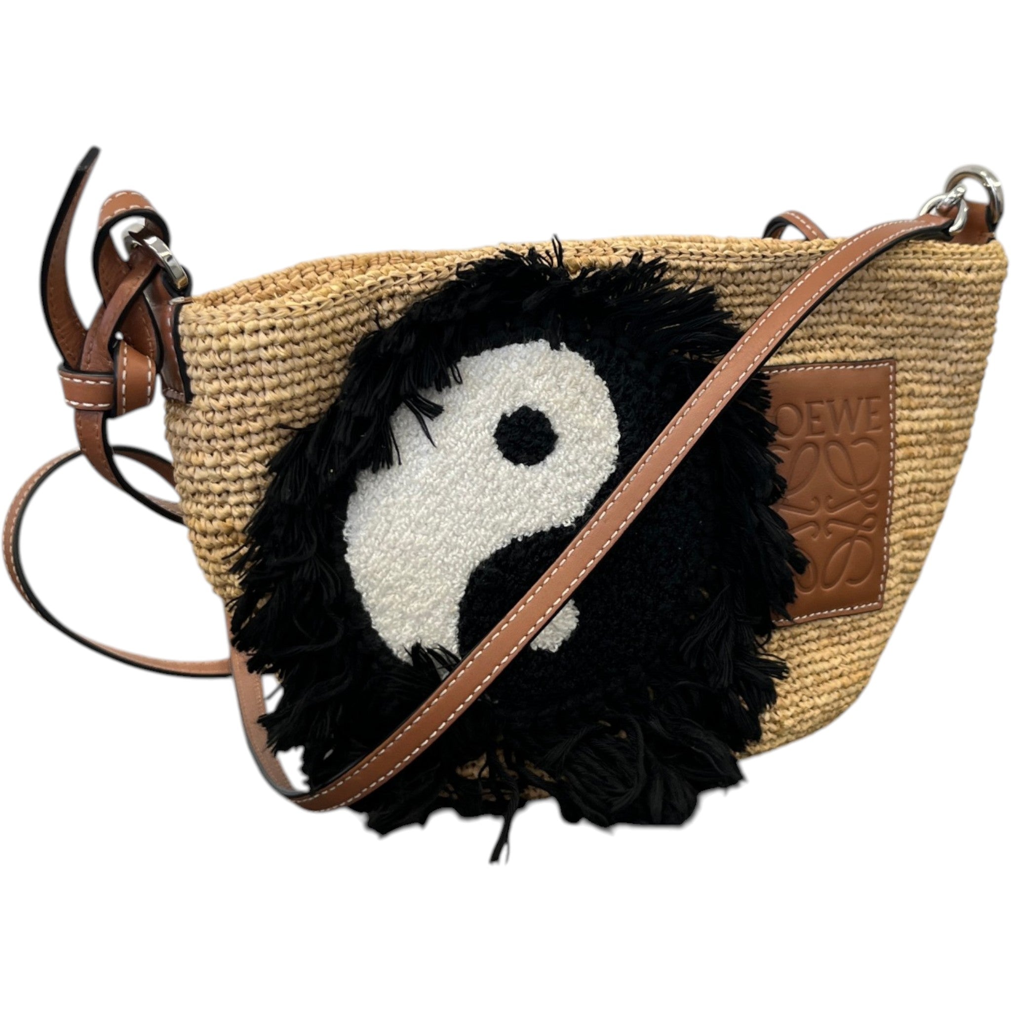 Women's X Paula'S Ibiza Yin Yang Basket Handbag Beige