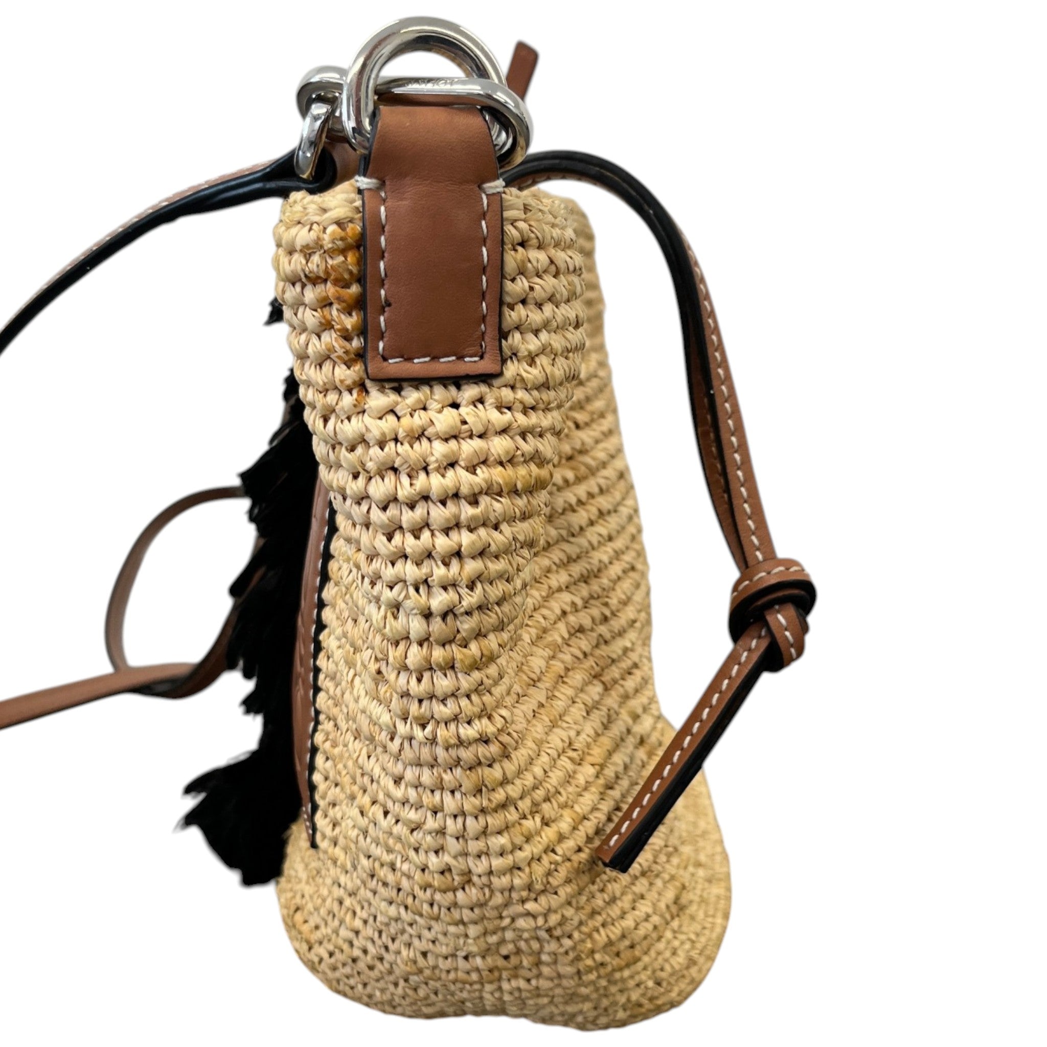 Women's X Paula'S Ibiza Yin Yang Basket Handbag Beige
