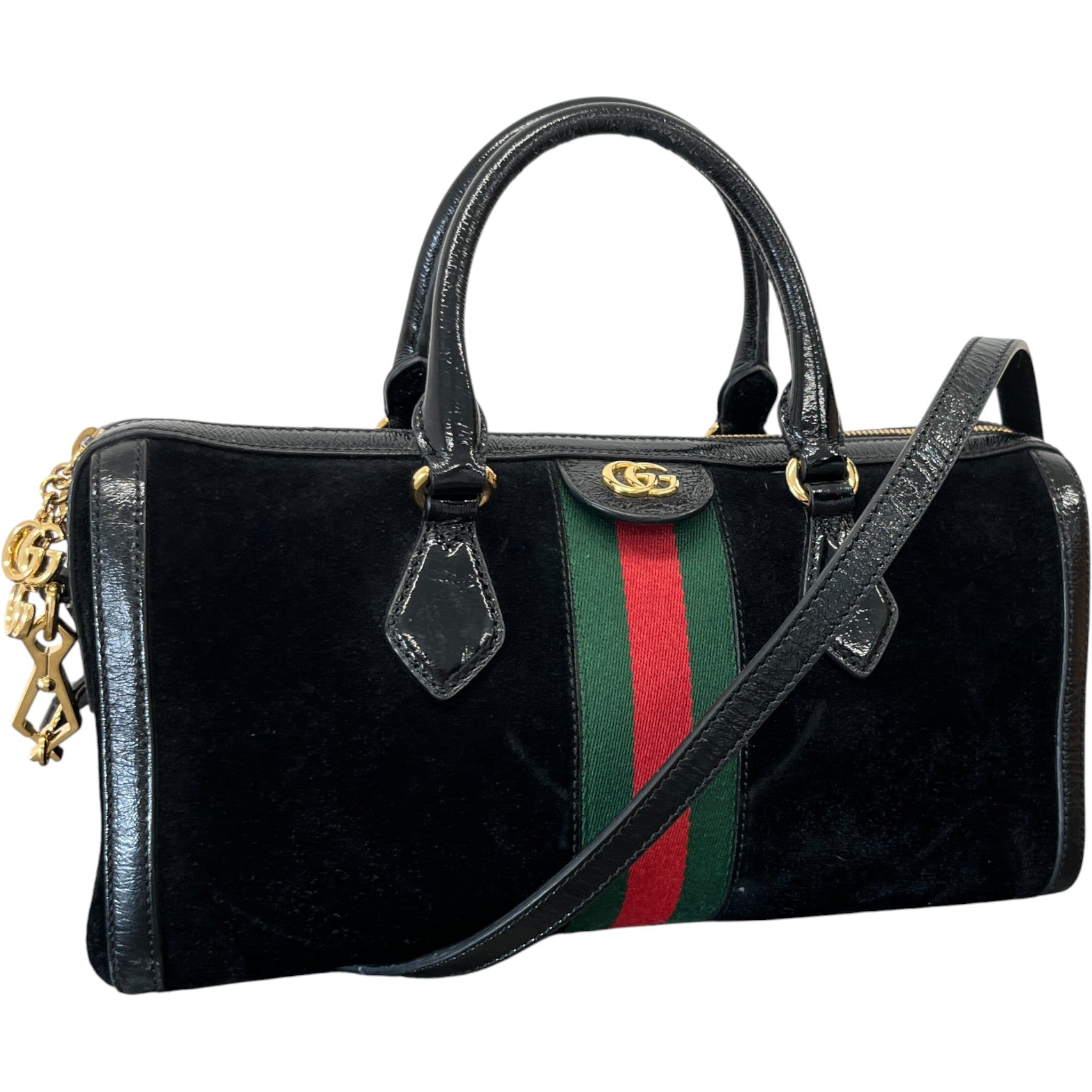 Women's Ophidia Boston Handbag Black