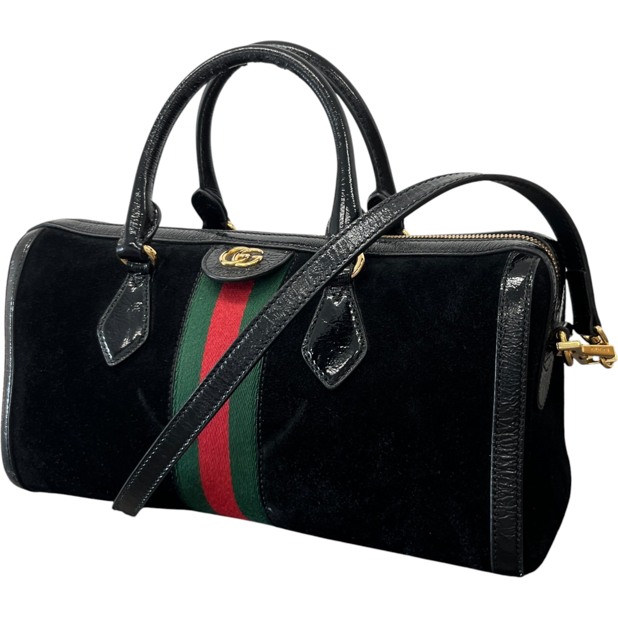 Women's Ophidia Boston Handbag Black