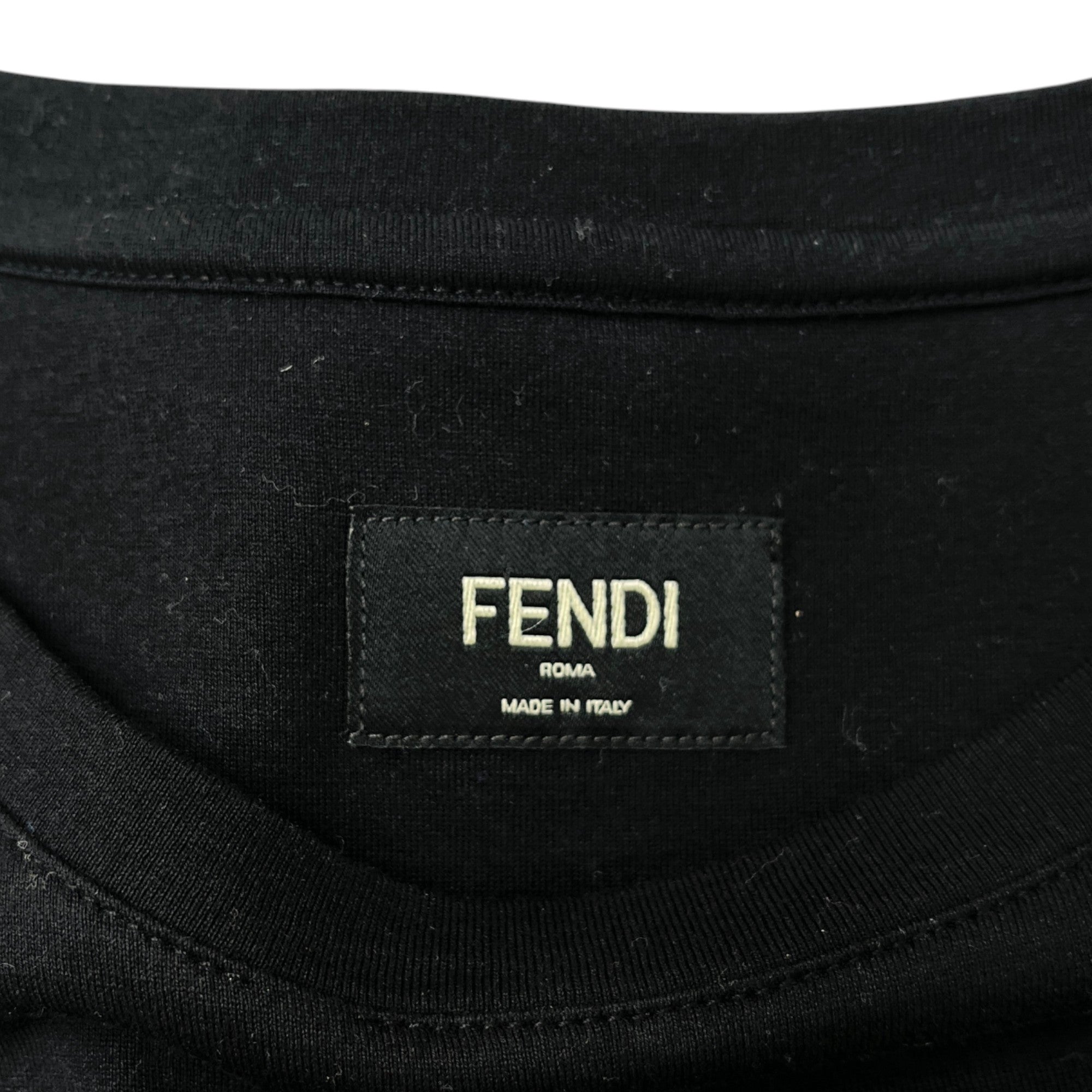 Men's Ff Logo Patch T-Shirt Black Size M