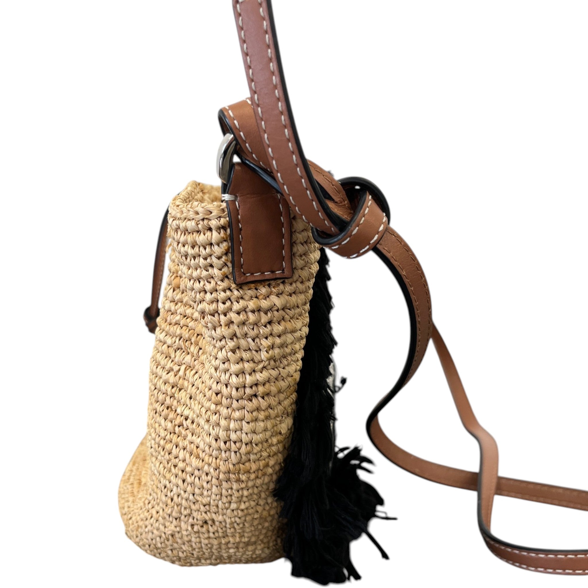 Women's X Paula'S Ibiza Yin Yang Basket Handbag Beige