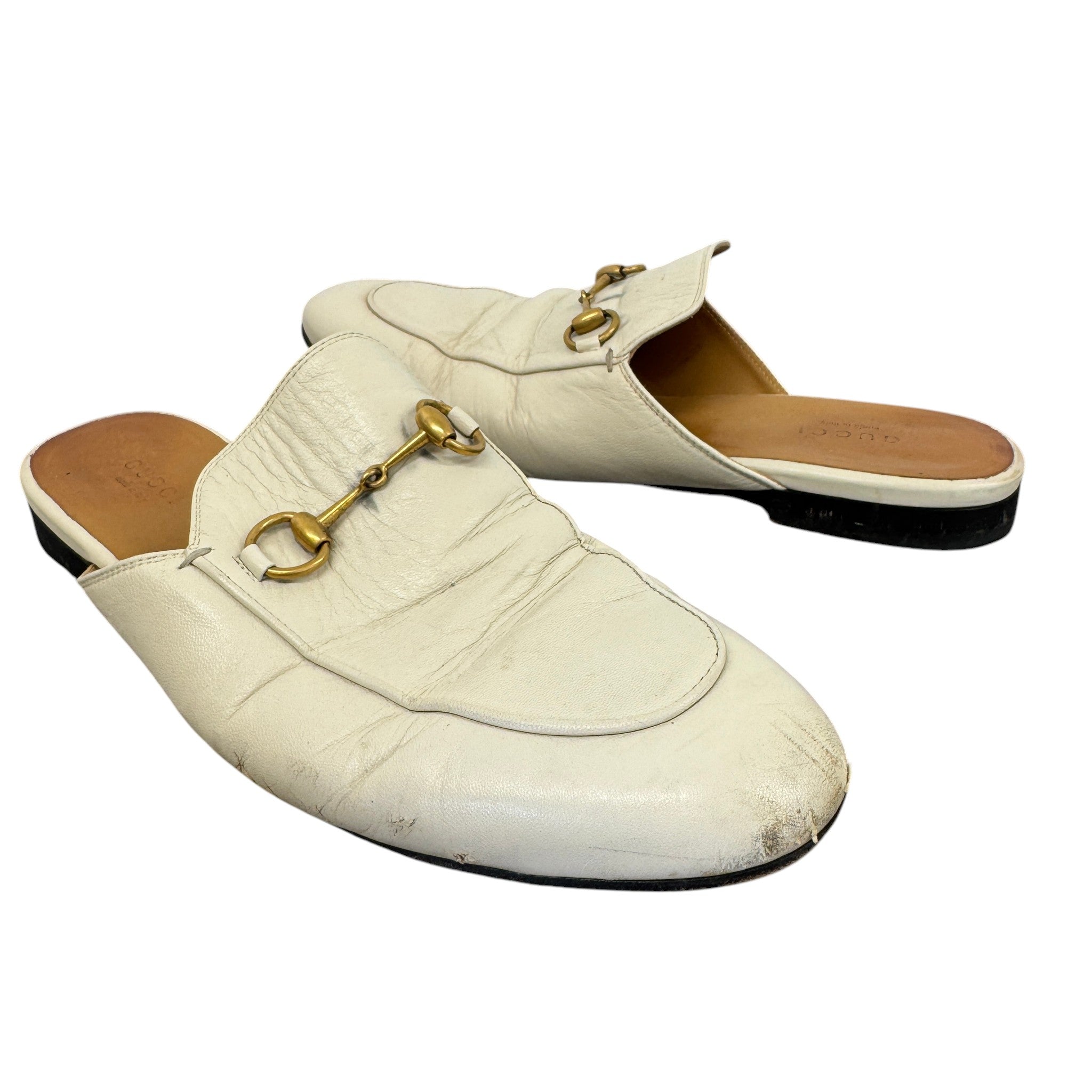 Women's Princetown Loafers Cream Size EU 38.5 / UK 5.5
