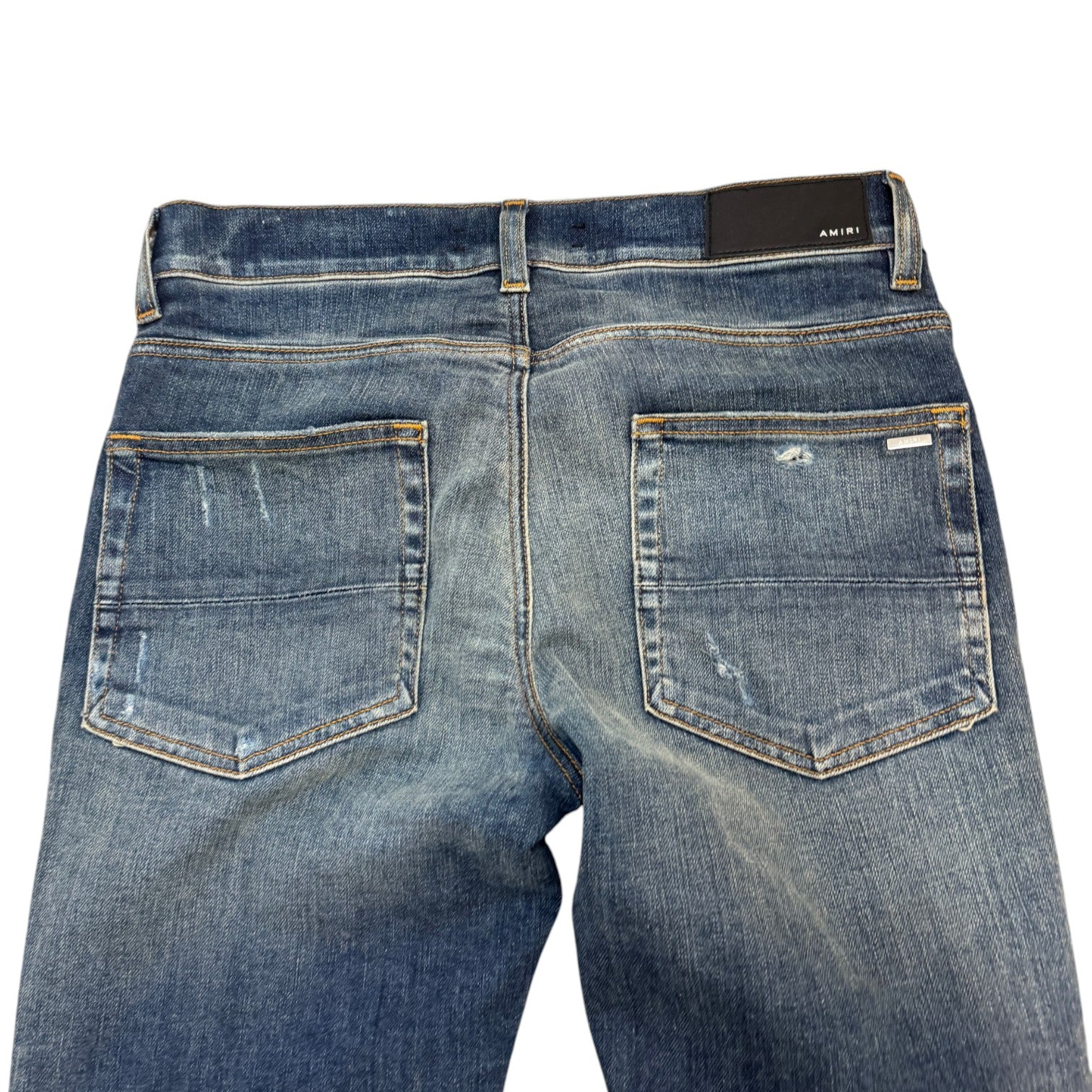 Men's Mx1 Distressed Skinny Jeans Blue Size Waist 30"