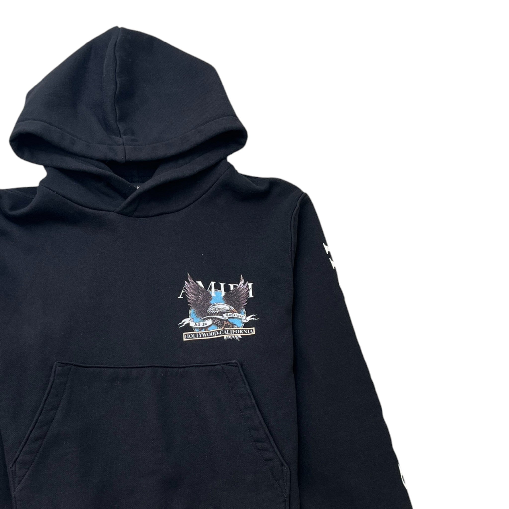 Men's Eagle Hollywood Hoodie Black Size S