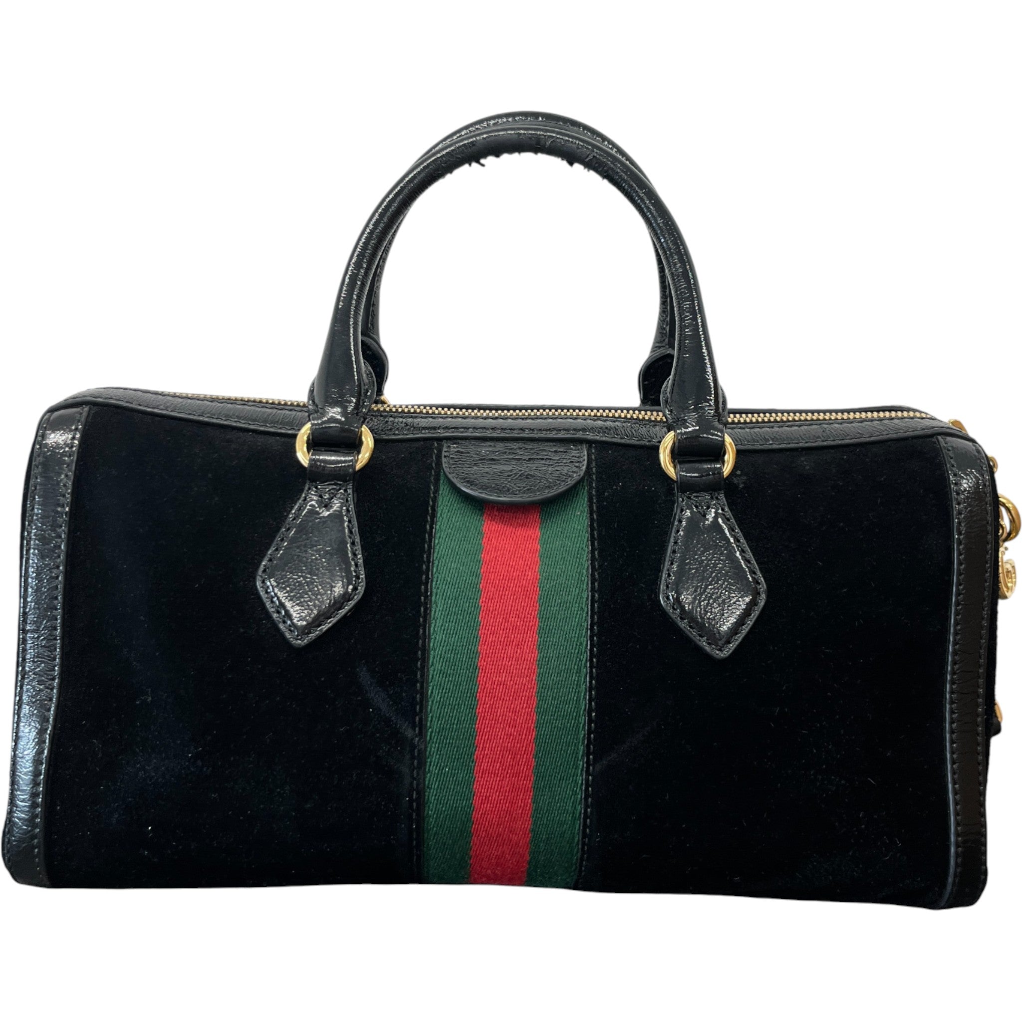 Women's Ophidia Boston Handbag Black