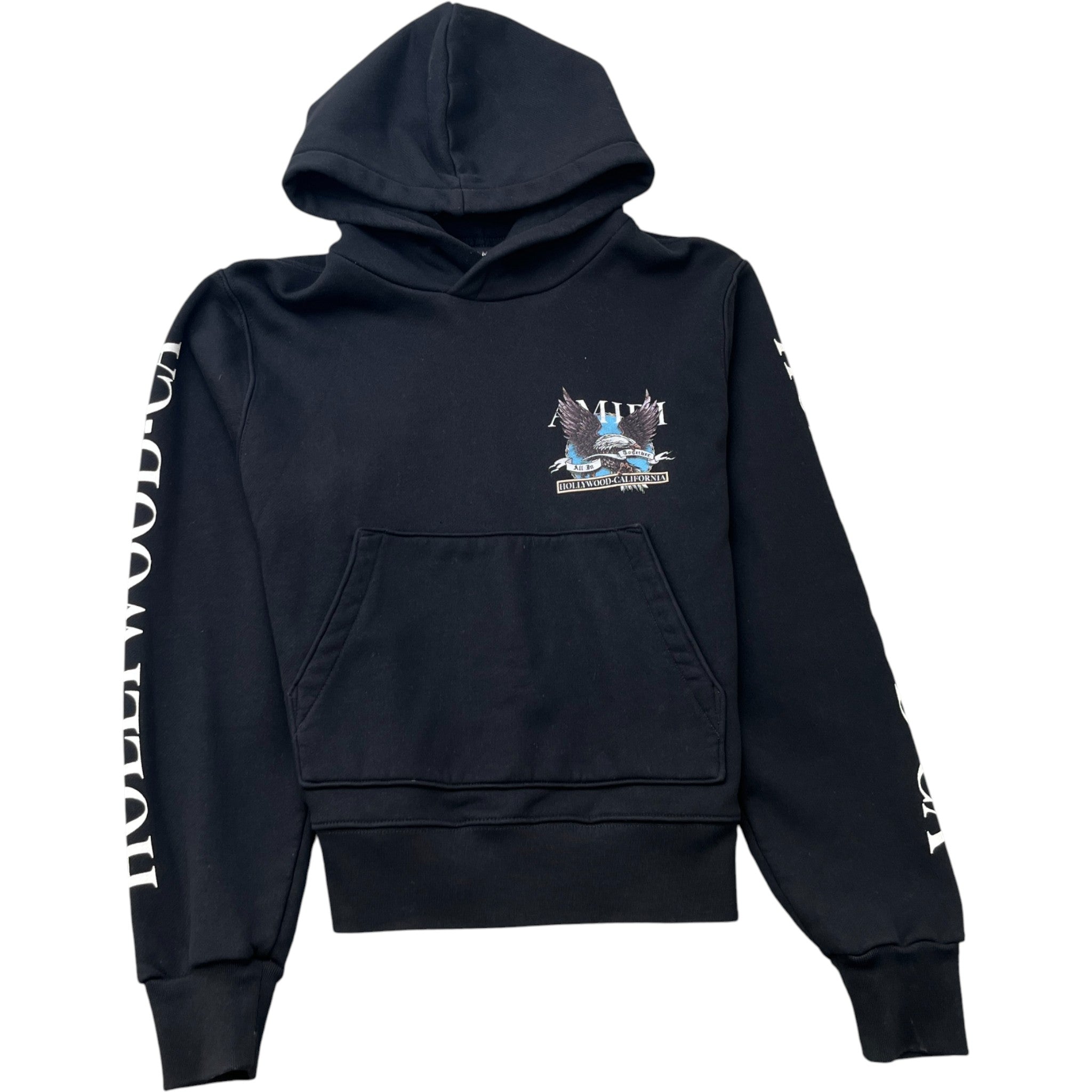 Men's Eagle Hollywood Hoodie Black Size S