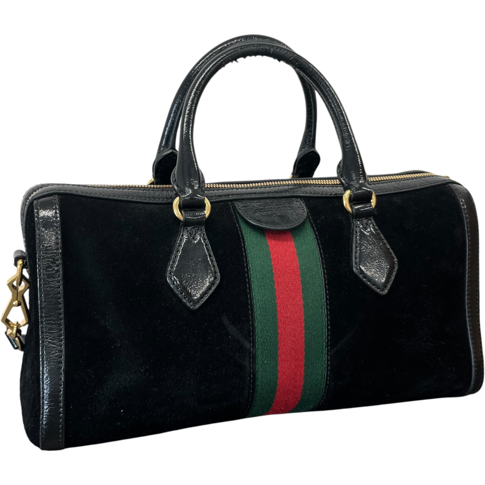 Women's Ophidia Boston Handbag Black