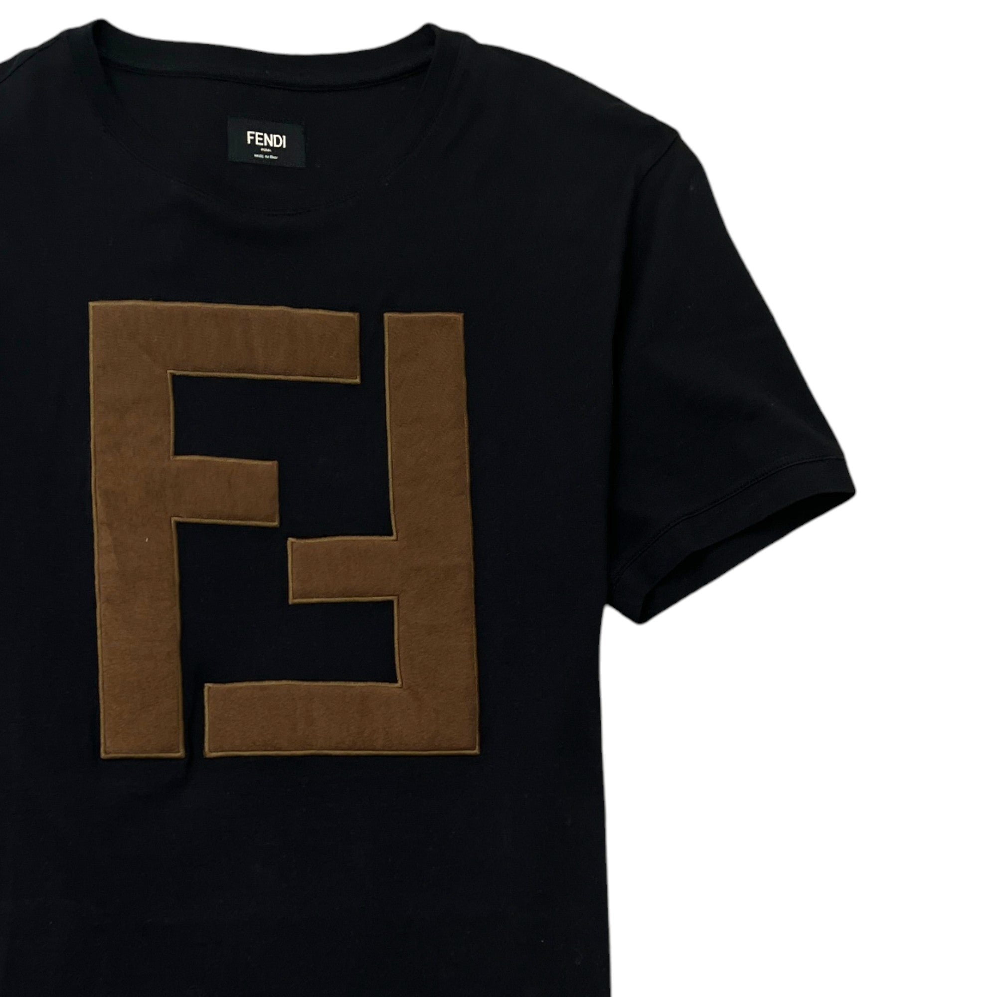 Men's Ff Logo Patch T-Shirt Black Size M